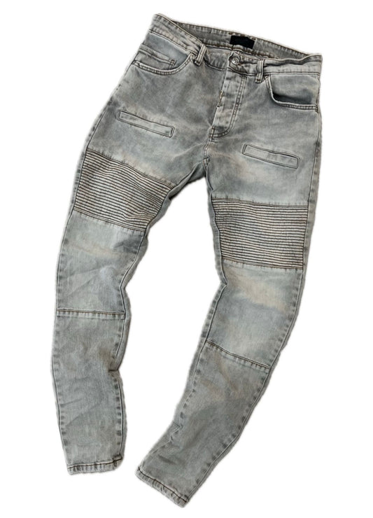 Jeans Biker Grey
