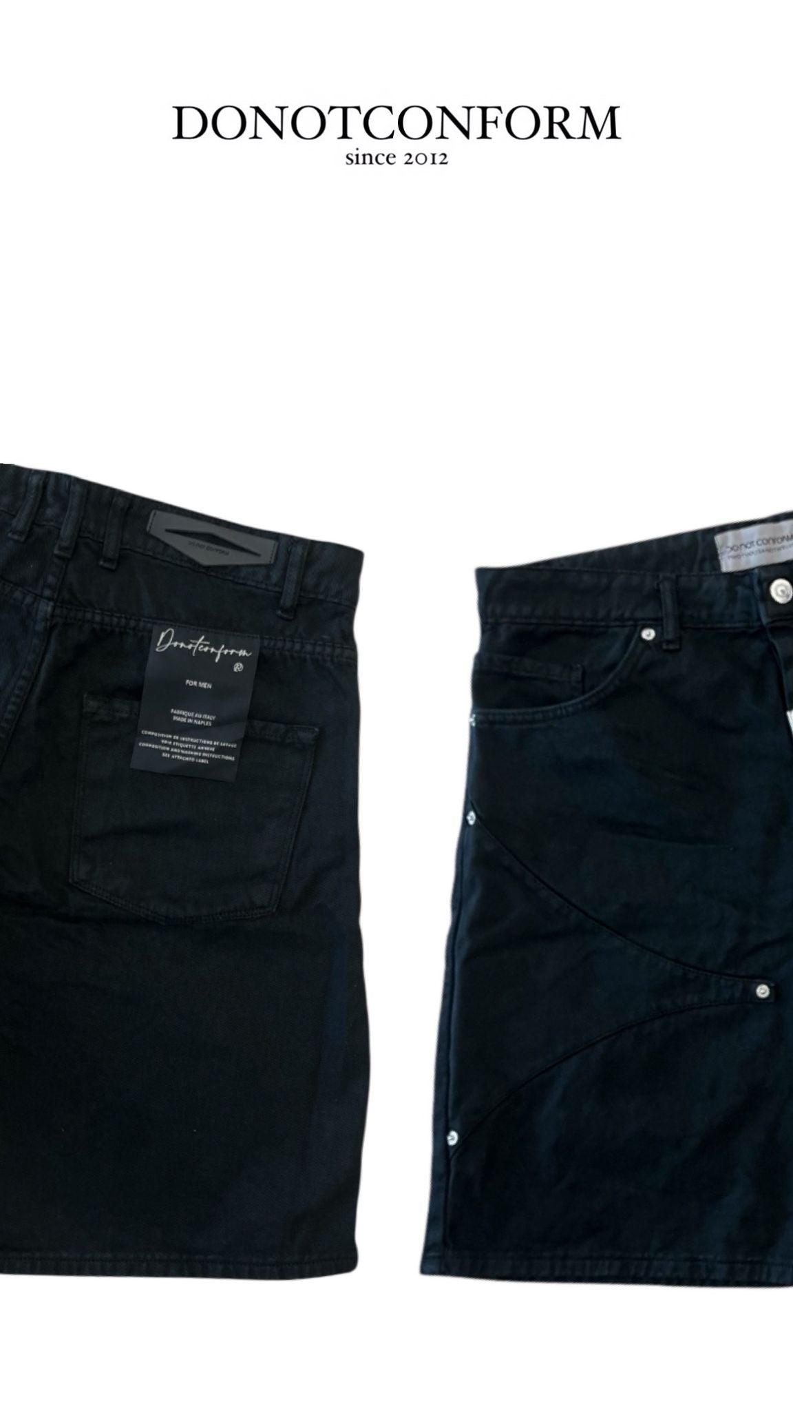 Jeans Short DNC Nero