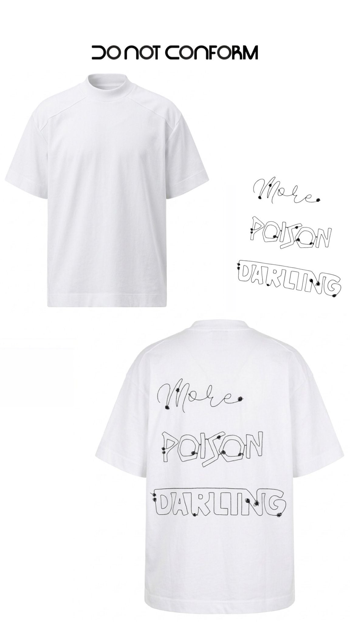 Tee White “More Poison”