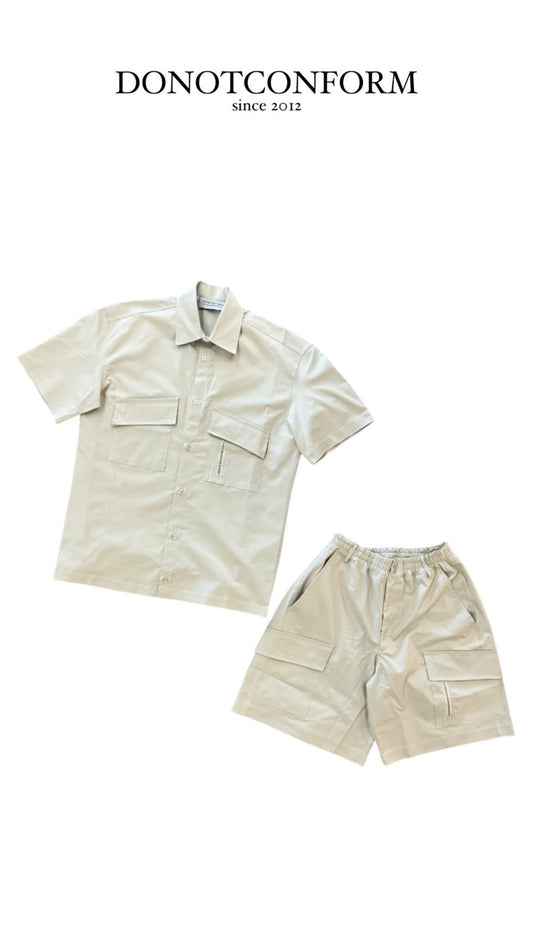 Coordinato DNC Shirt Zip Panna