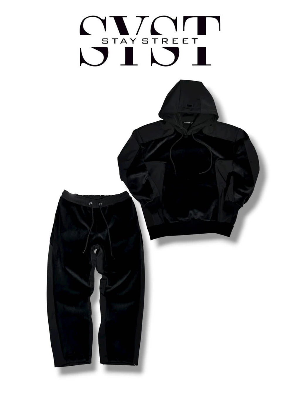 Tracksuite Ciniglia Black SYST