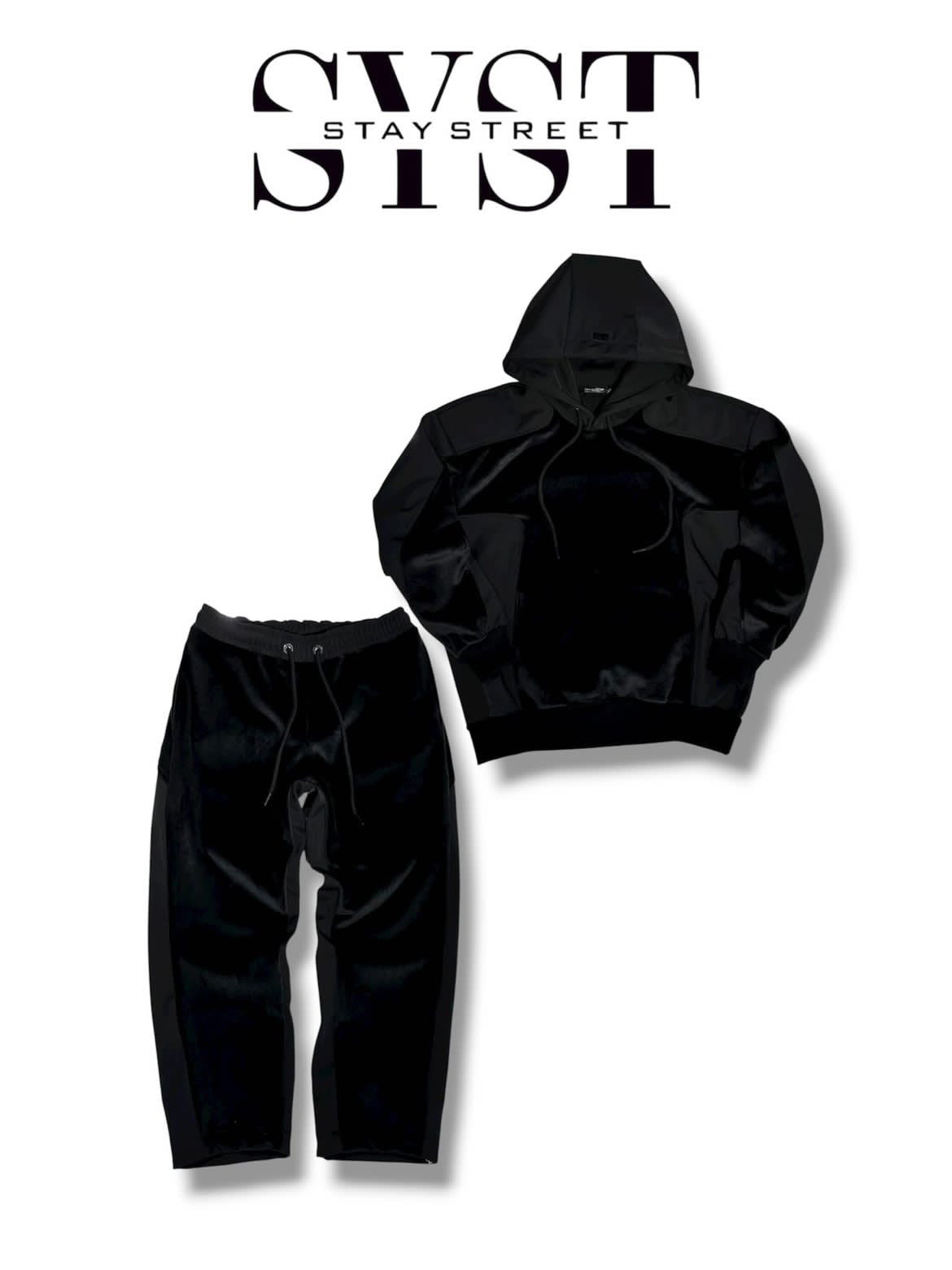 Tracksuite Ciniglia Black SYST