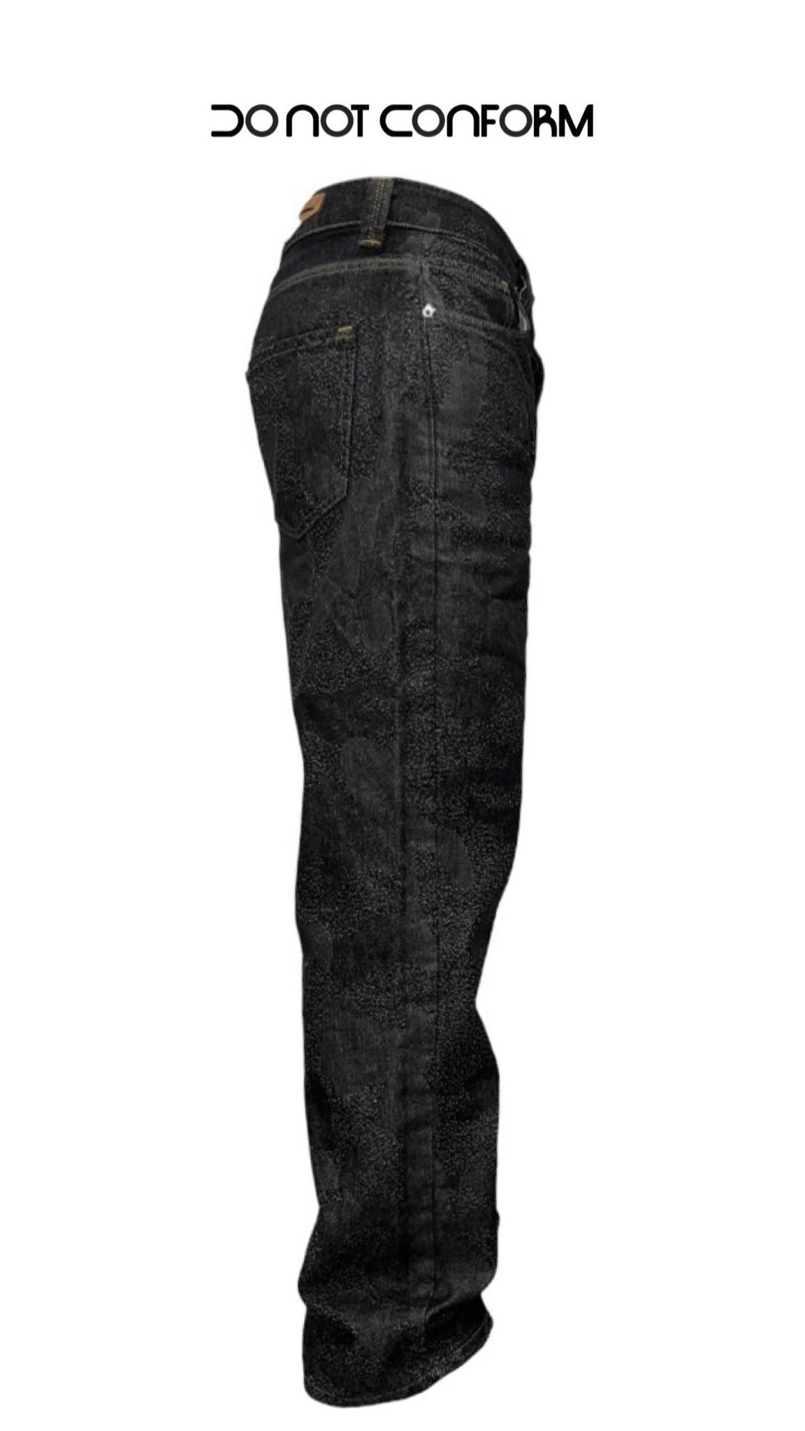 Jeans Baggy Black G Mimetic Pixel