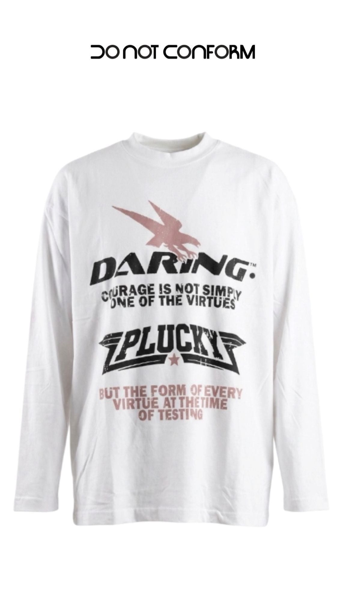 Longsleeve White “DARING”