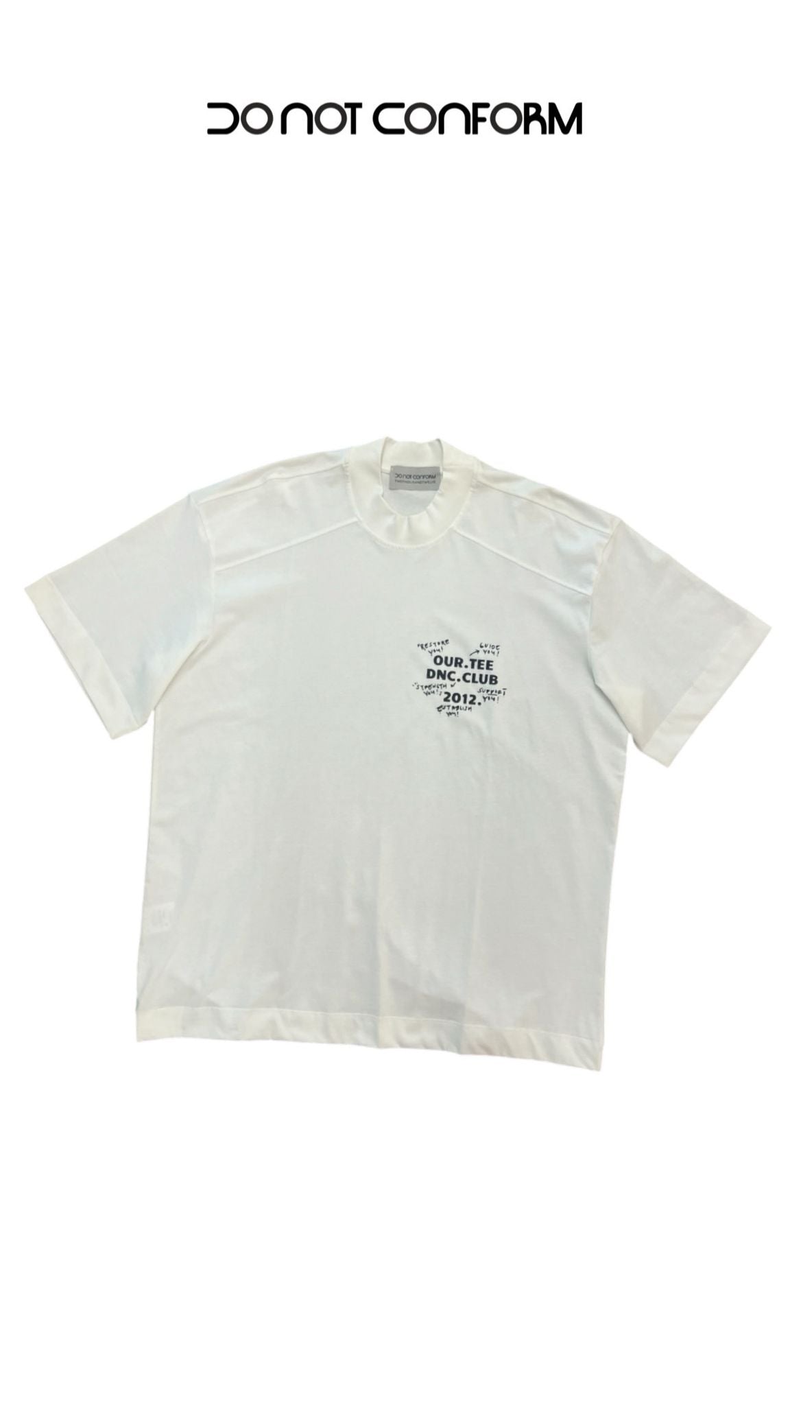 Tee White White “DNC CLUB”