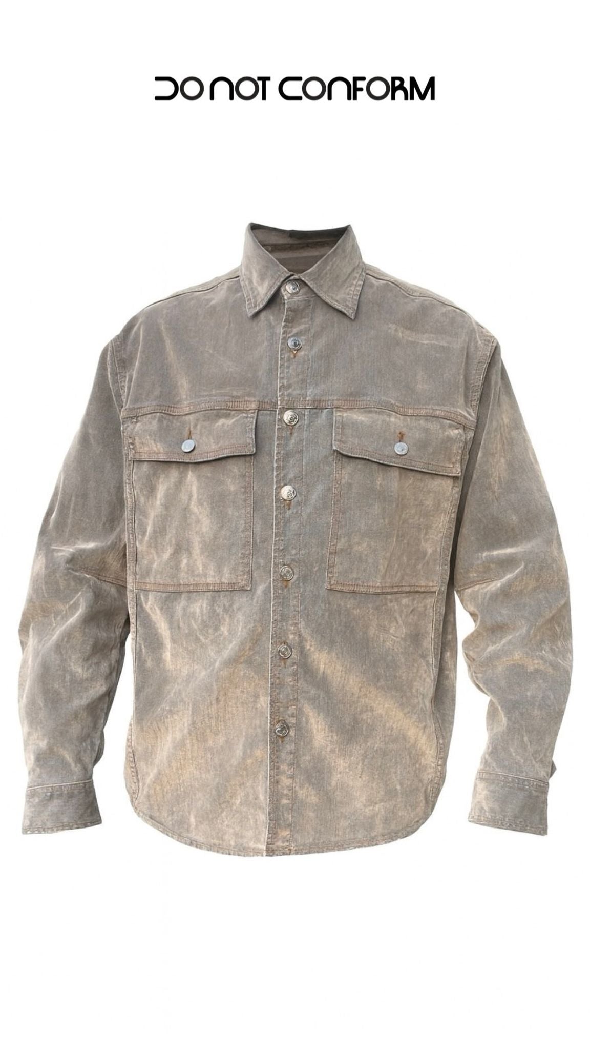 Coordinato DENIM VELVET WASH BEIGE/GREY