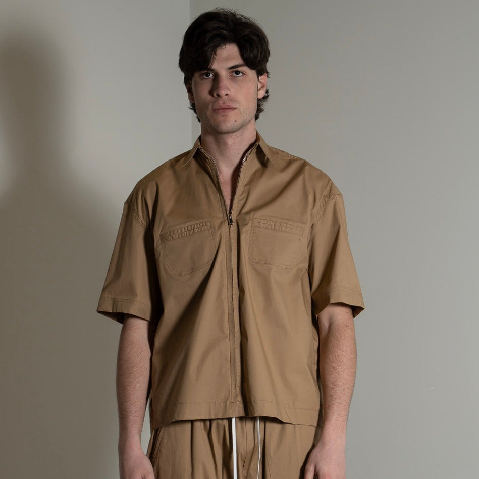 Shirt GAVENSEMBLE Zip Beige