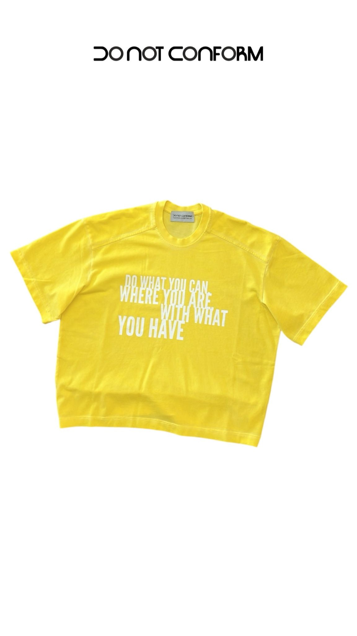 Tee Crop Yellow