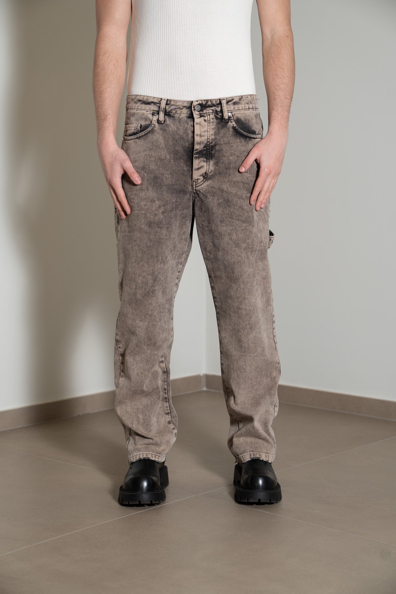 Jeans Baggy Gavensemble Fango