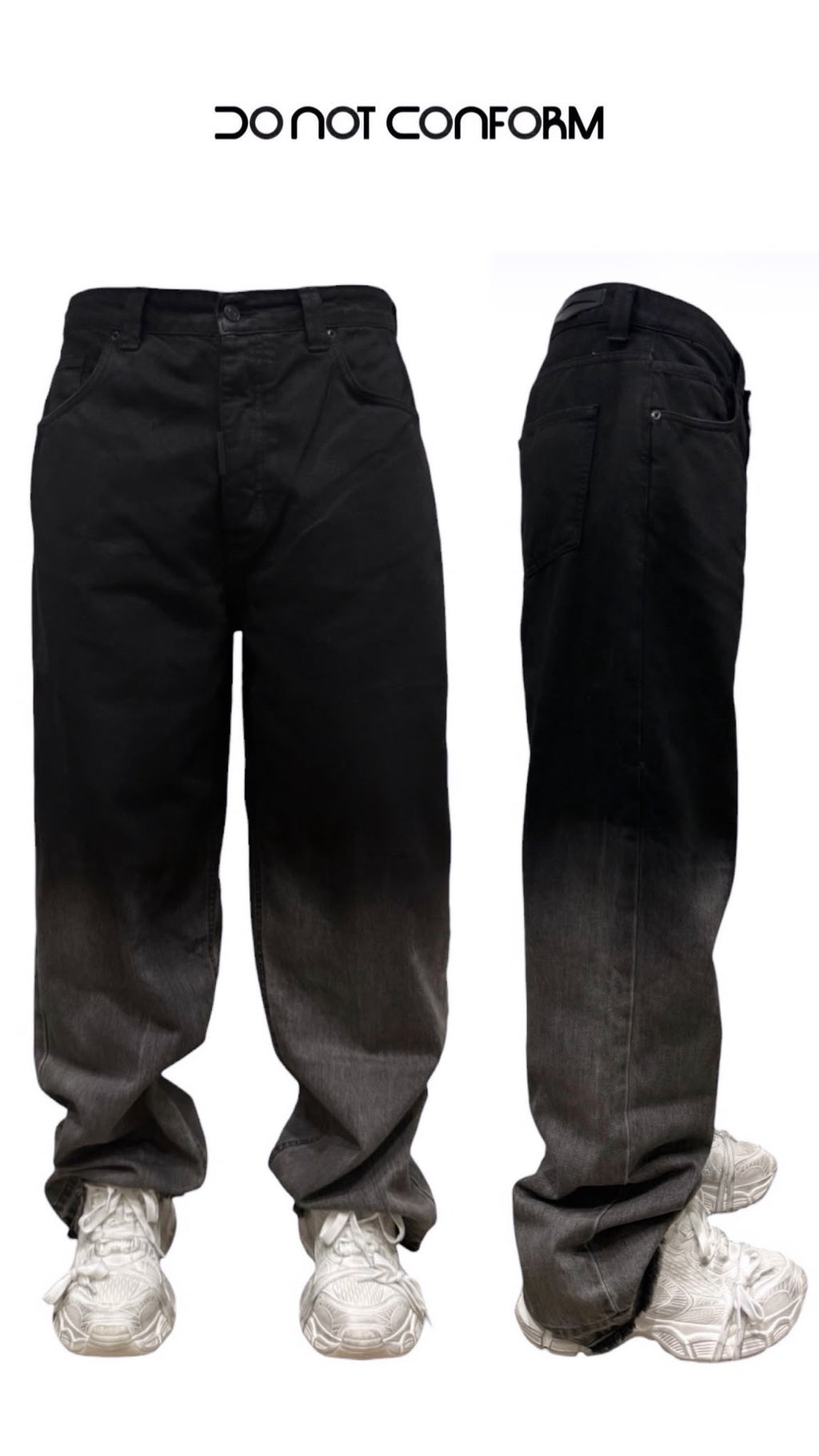 Jeans Baggy Grey Toned