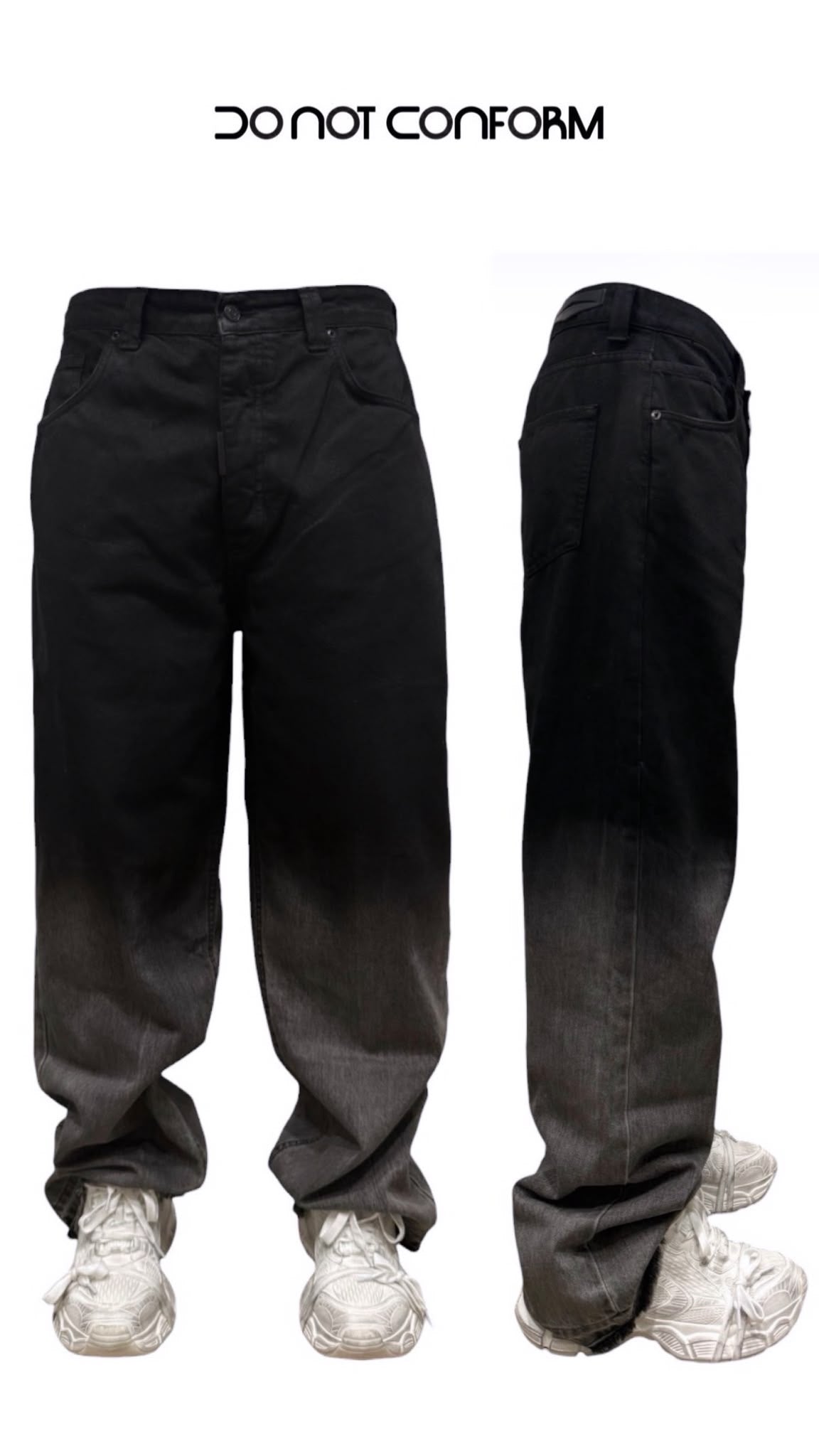 Jeans Baggy Grey Toned