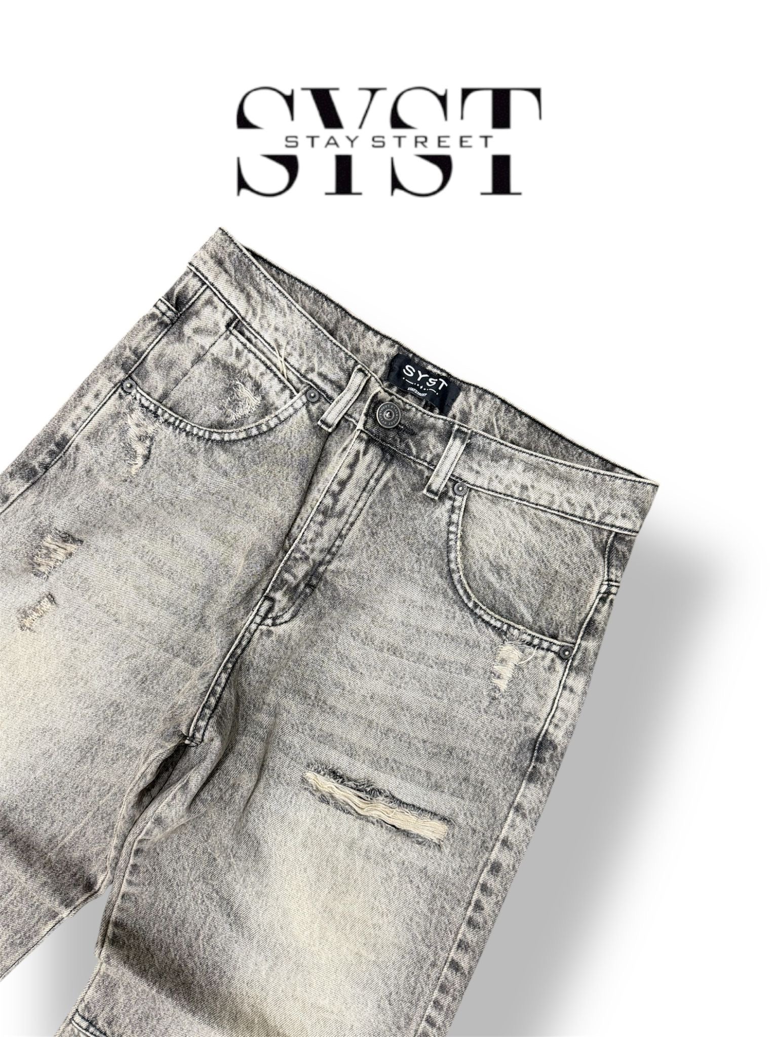 Jeans Baggy Grey Wash SYST