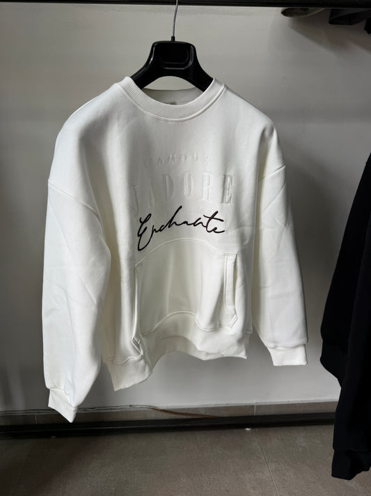 Felpa Amour White