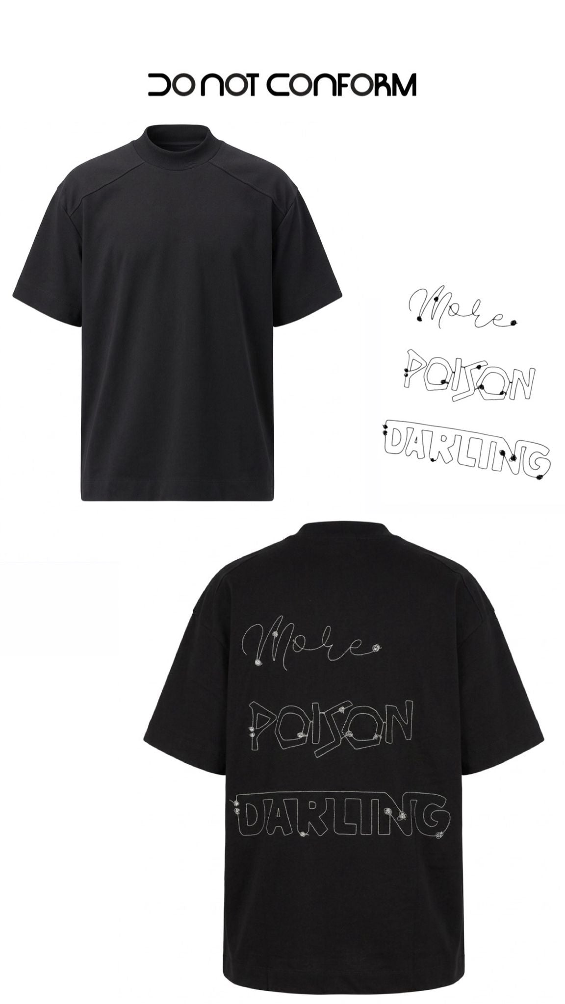 Tee Black “More Poison”