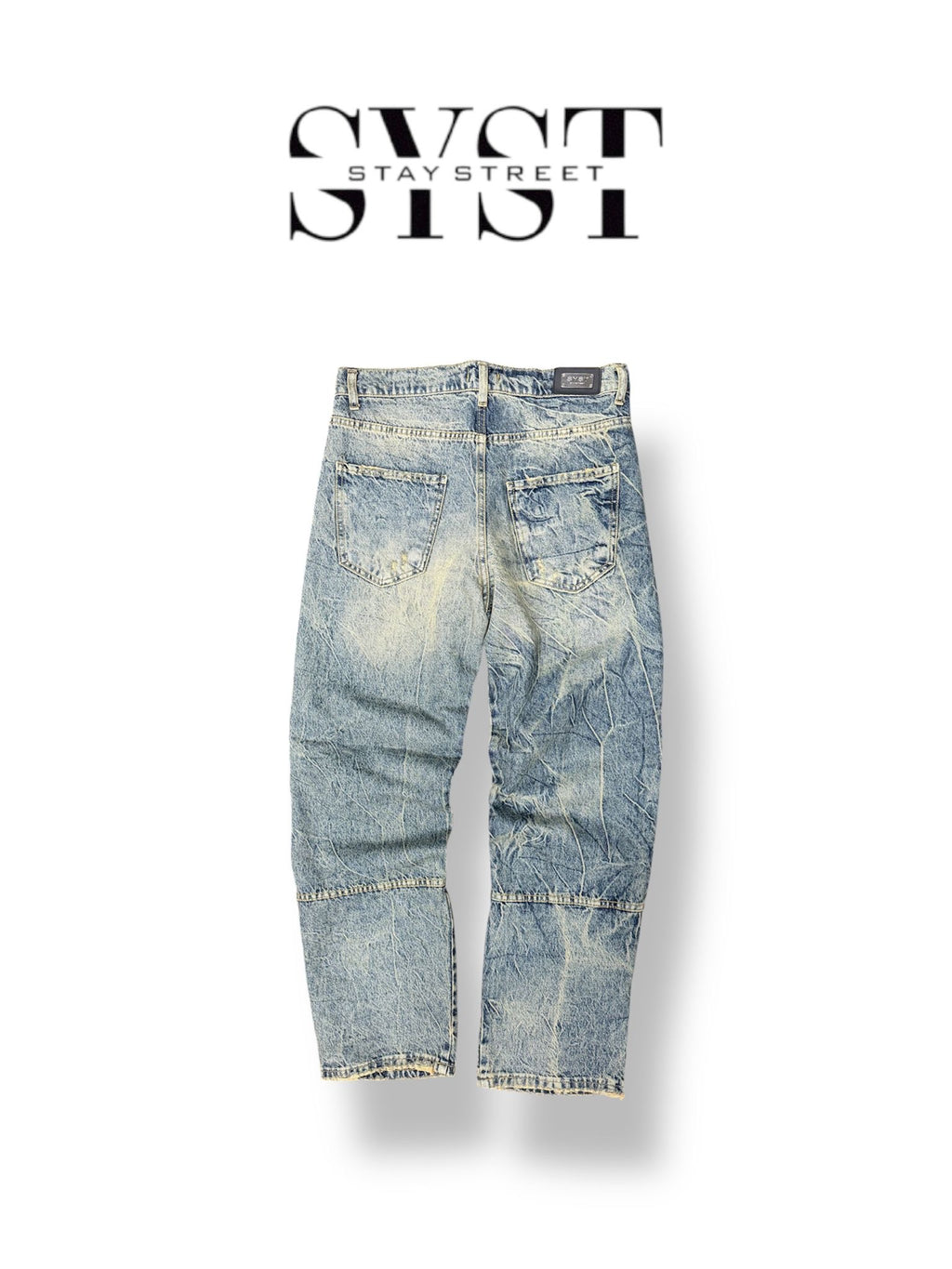Jeans Baggy Denim Light Wash Used SYST
