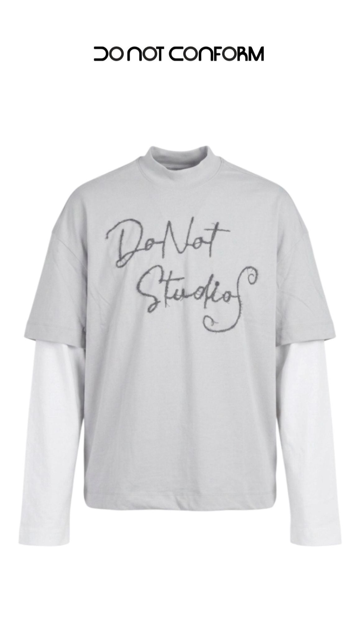 Longsleeve Grey Double