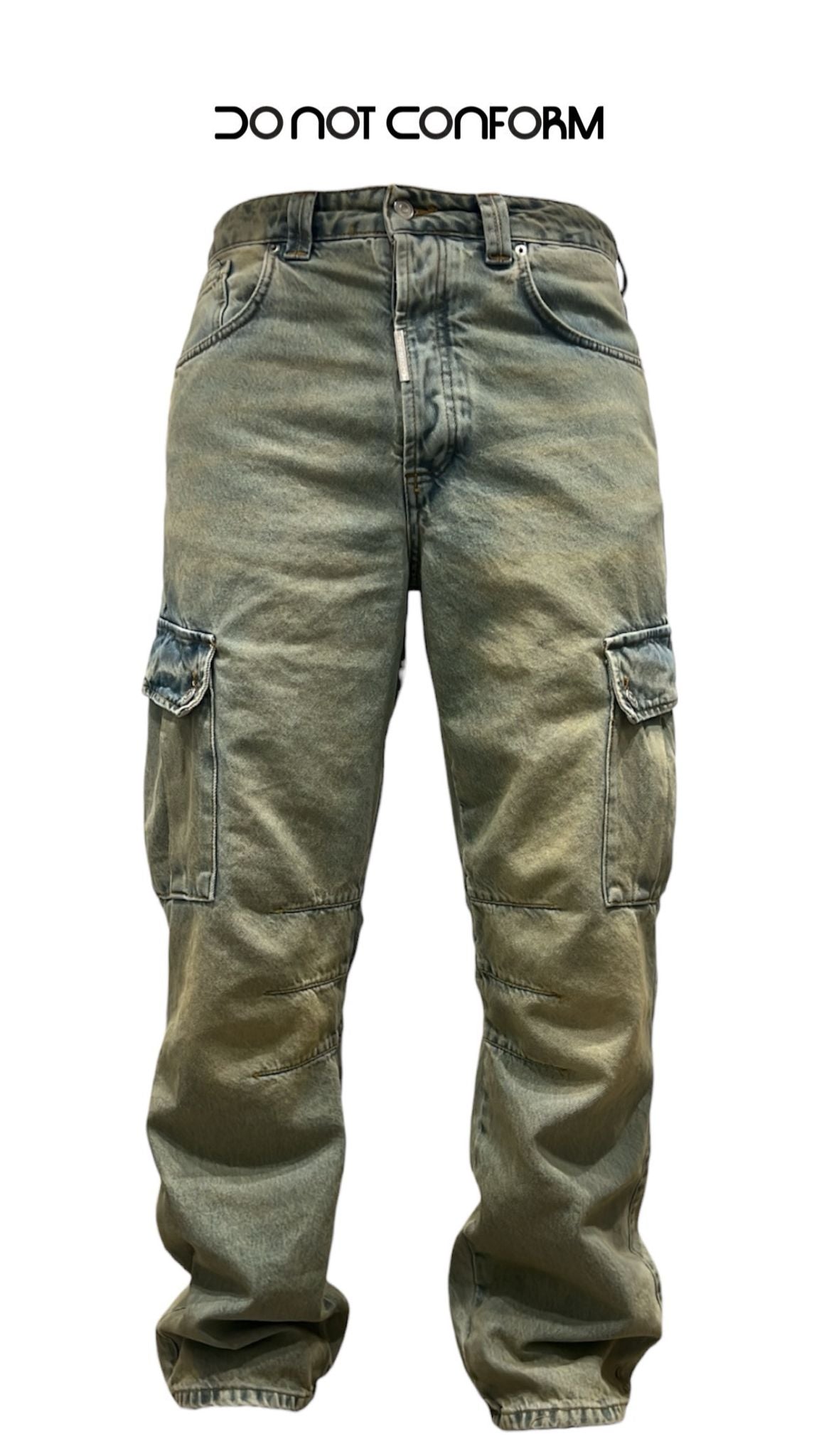 Jeans Baggy Cargo Sabbiato
