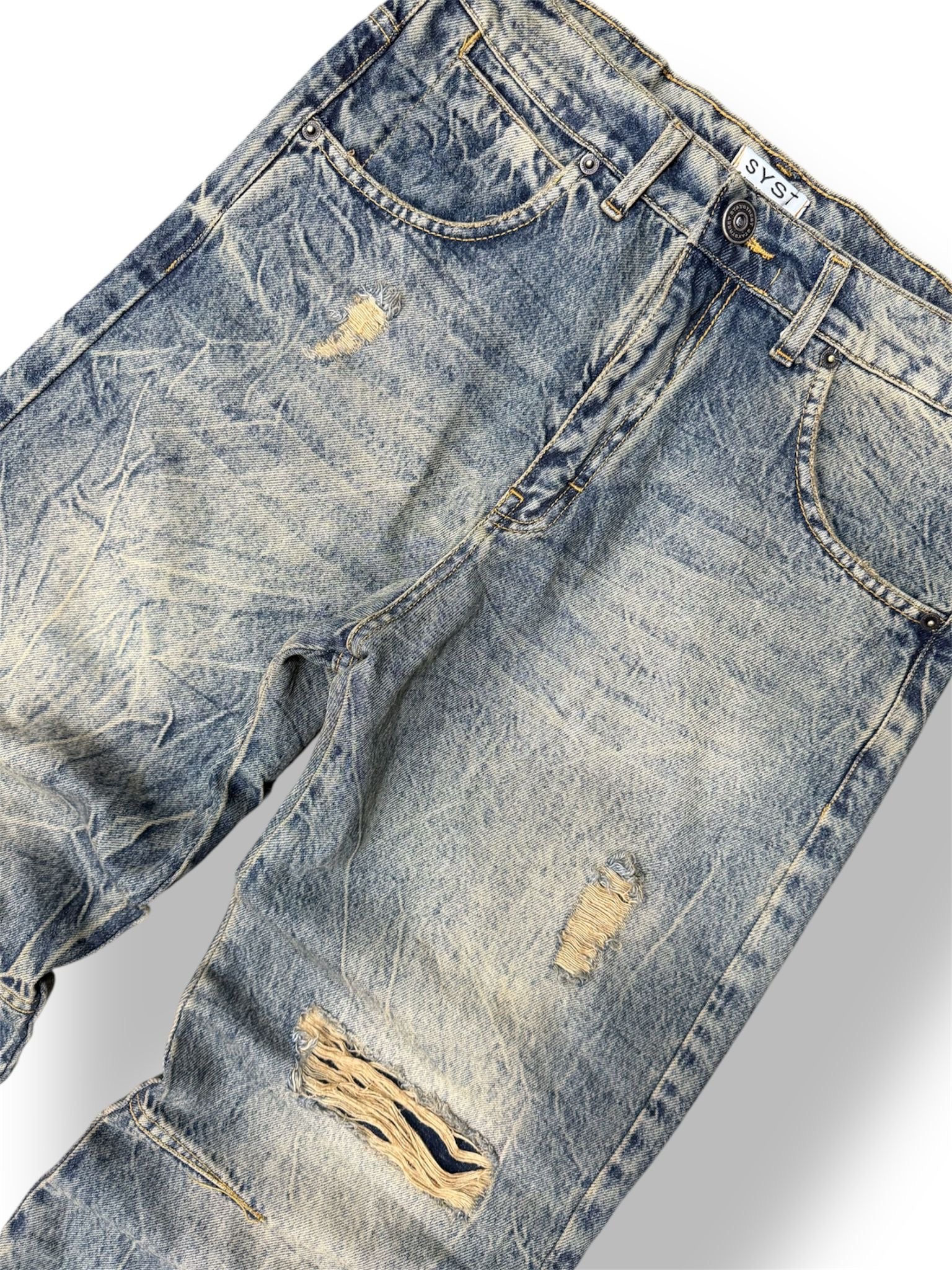 Jeans Baggy Denim Light Wash Used SYST