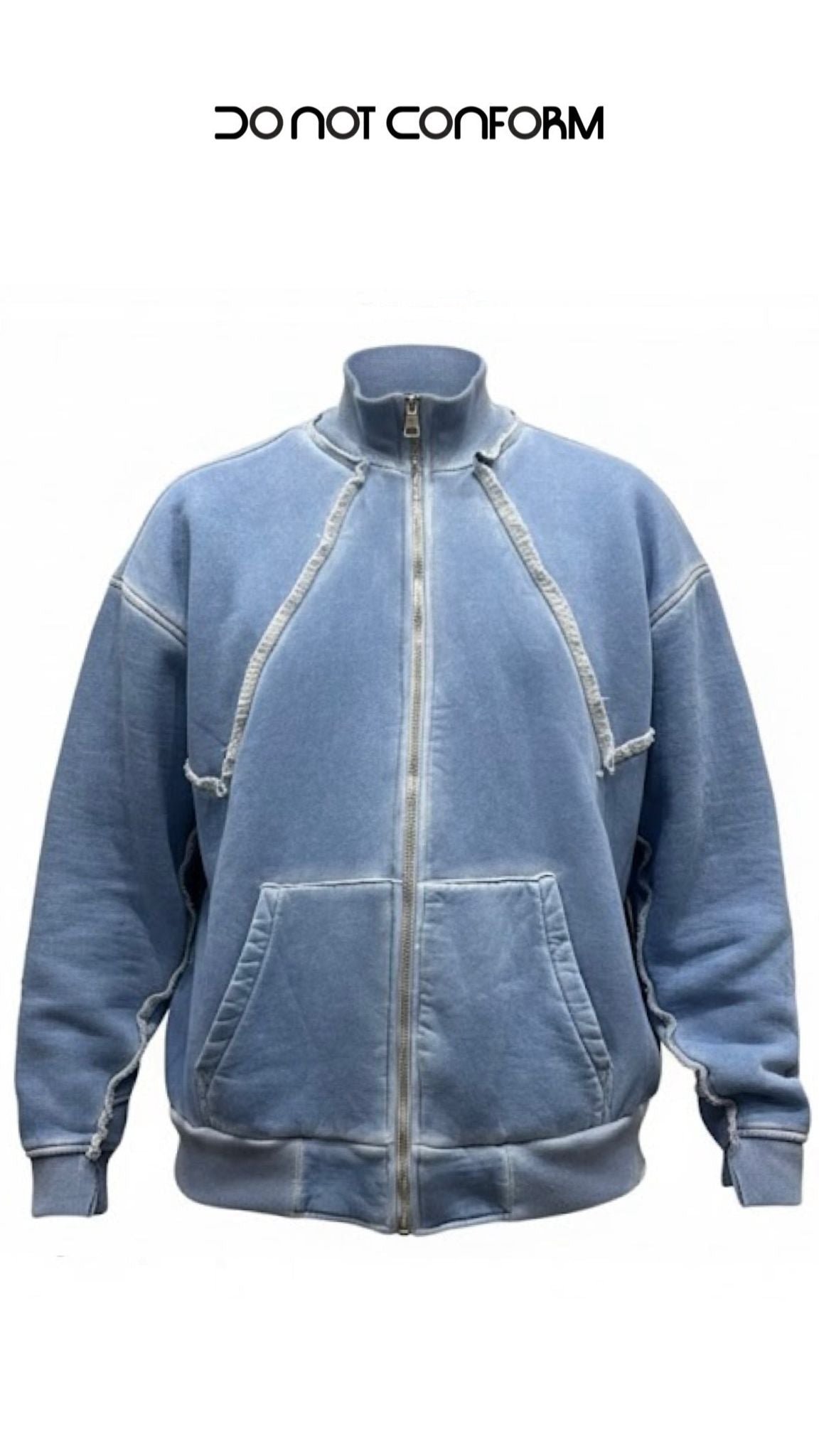 Felpa Wash Light Blue