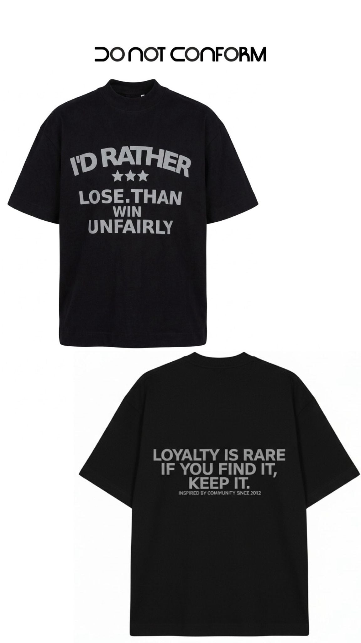 Tee Black “Loyalty”