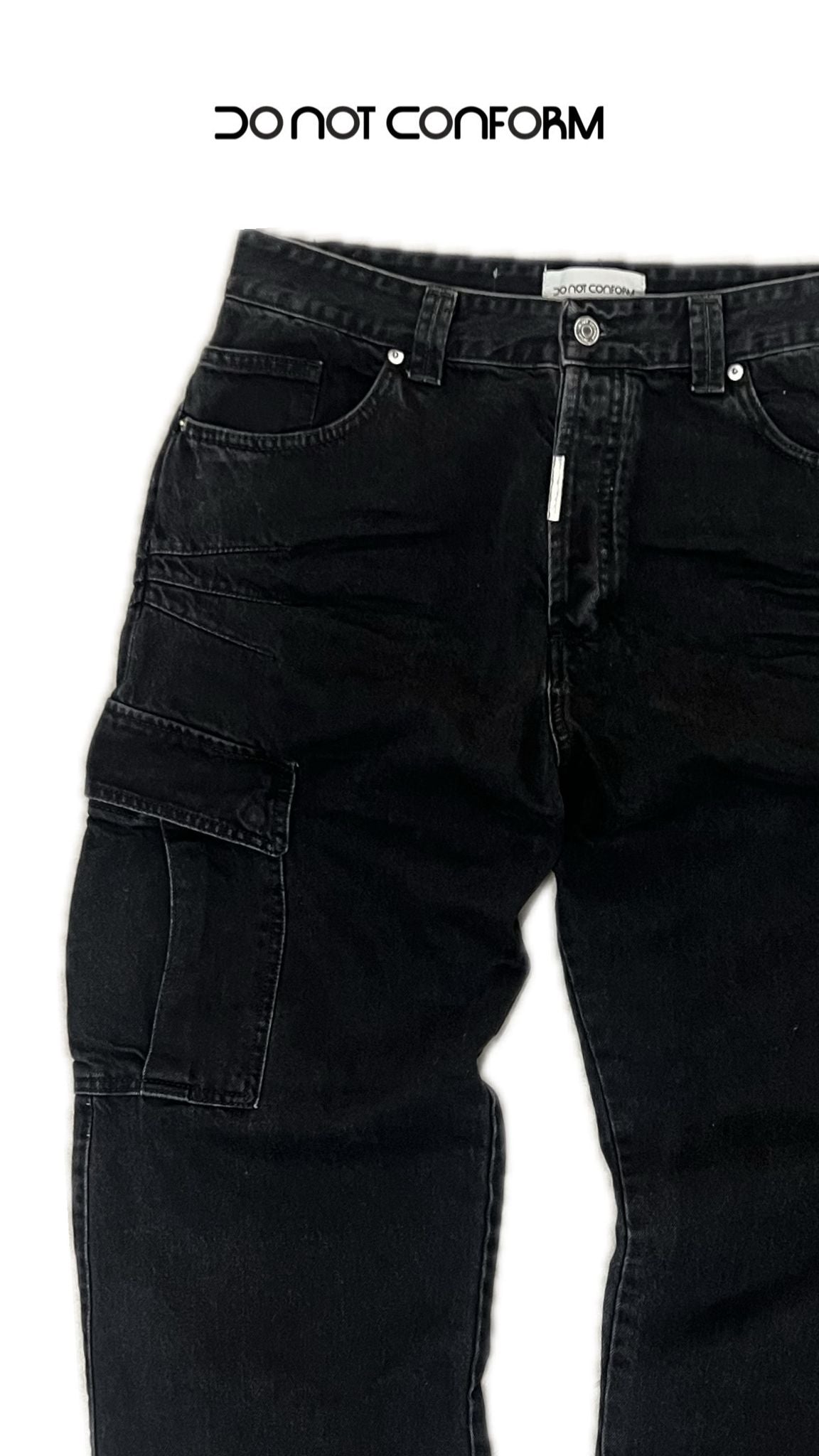 Baggy Cargo Soft Black 2030DNC