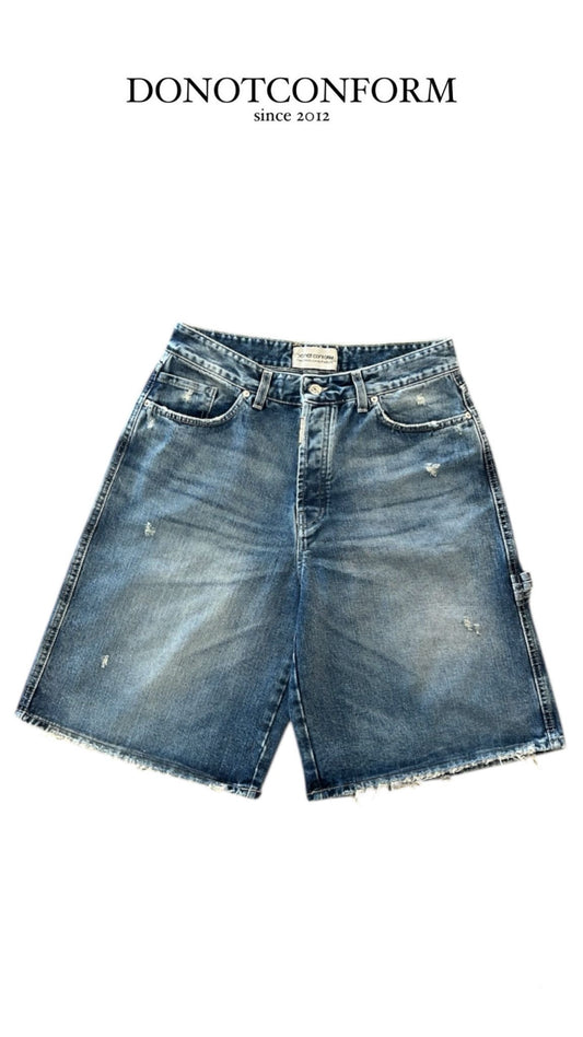 Jeans Short Denim Ricamo