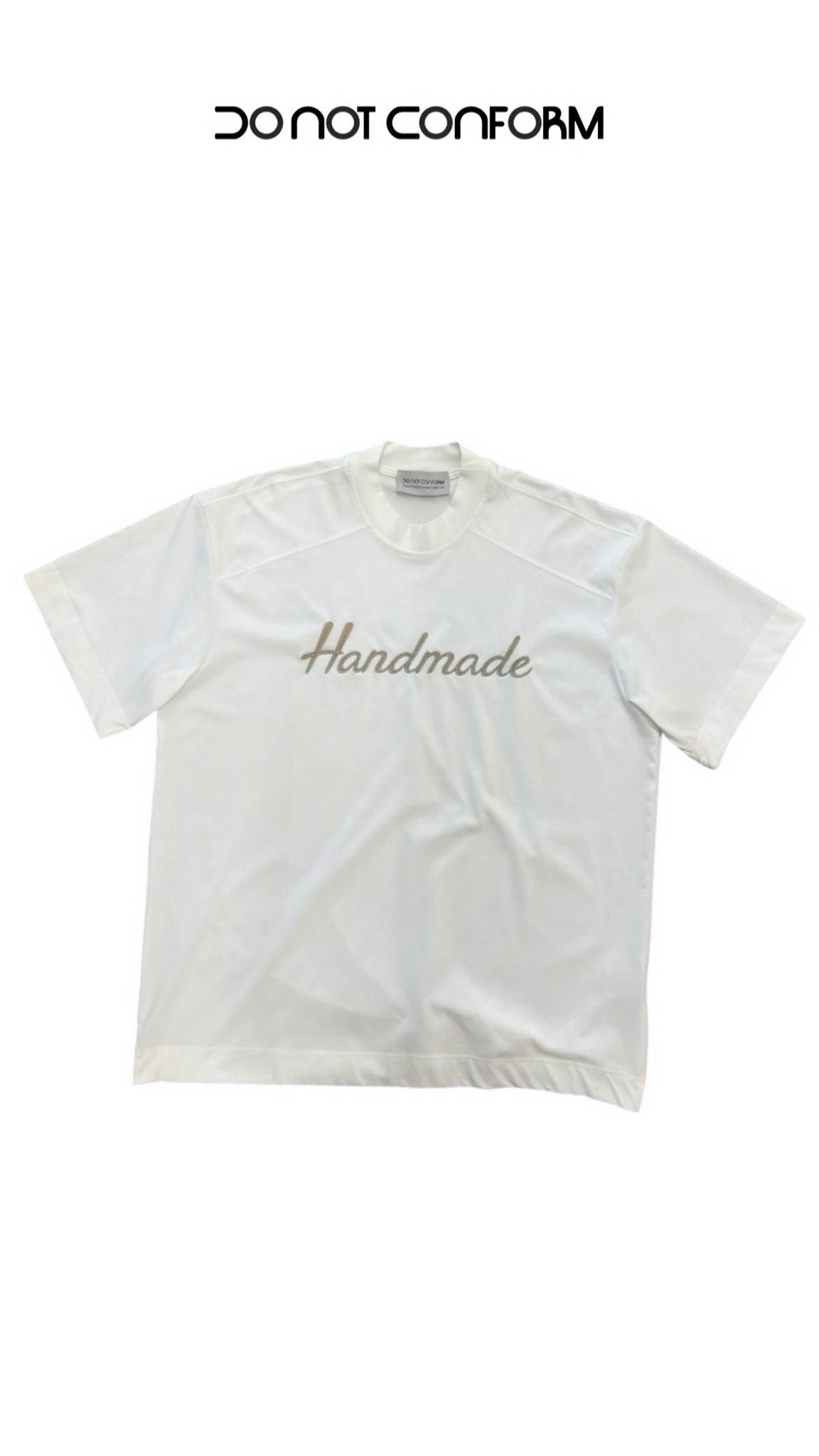 Tee White Ricamo “Handmade”