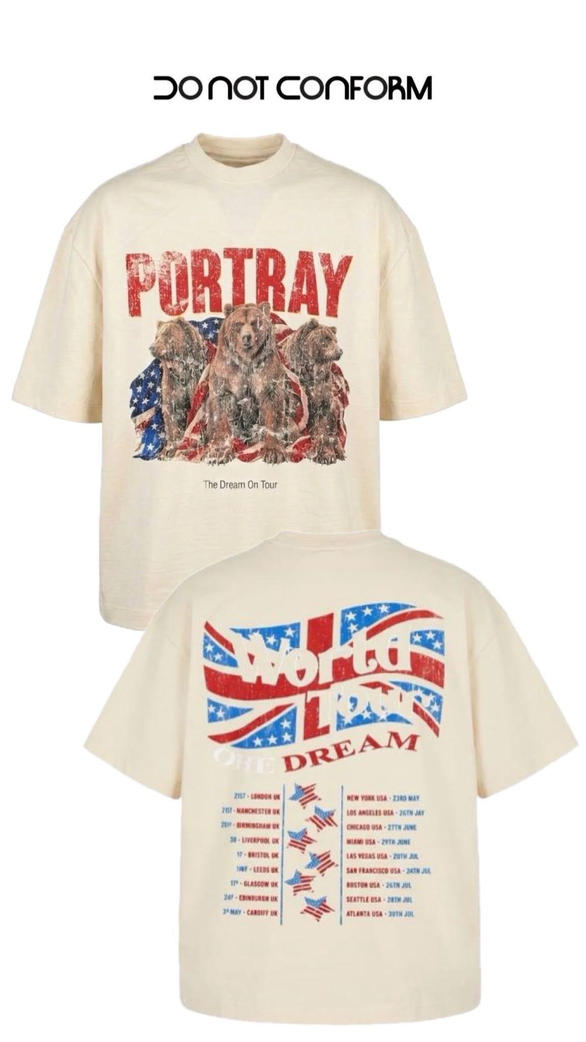 Tee DNC O “Portray”