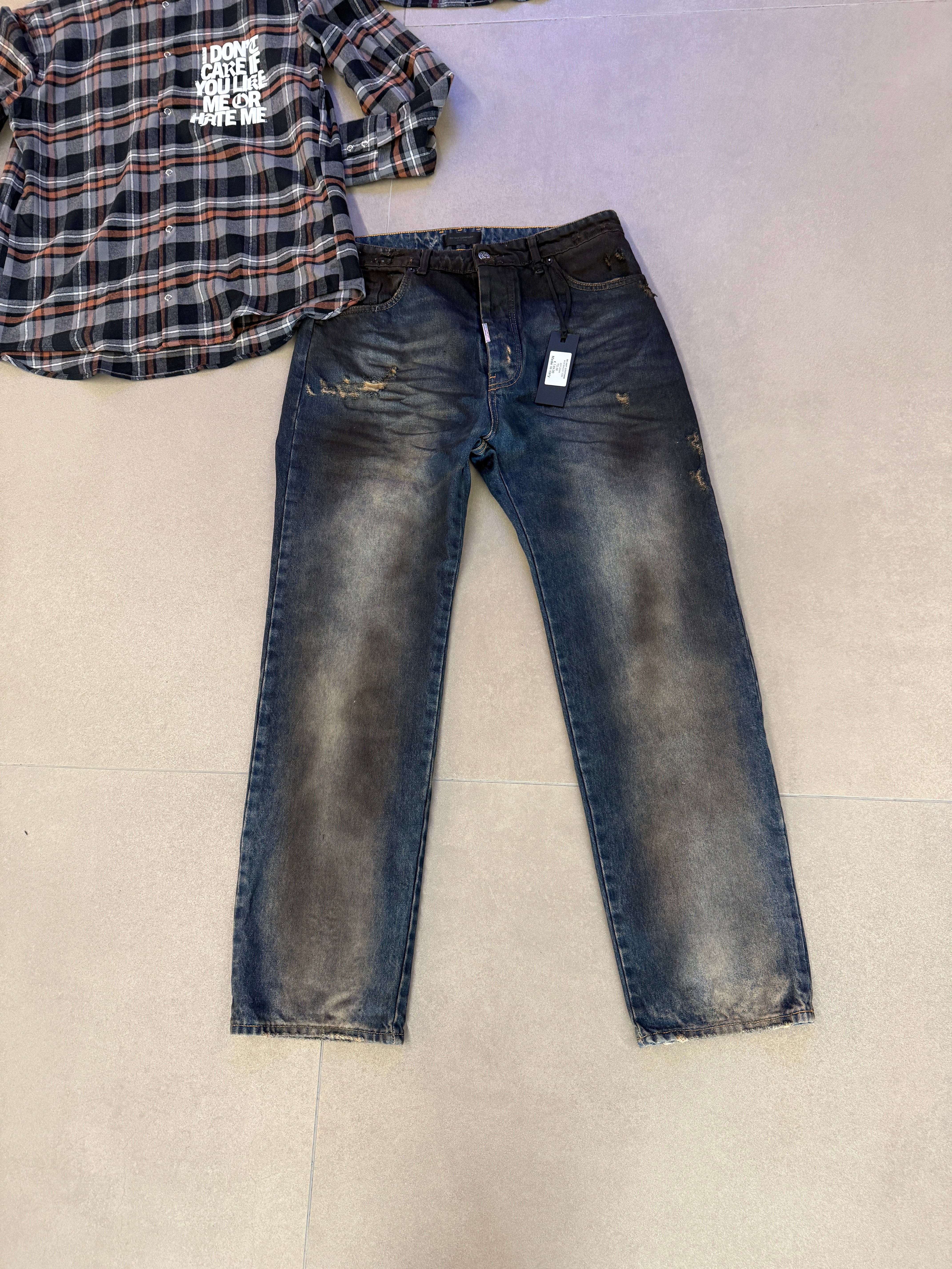 Jeans Blue Pigmented Black