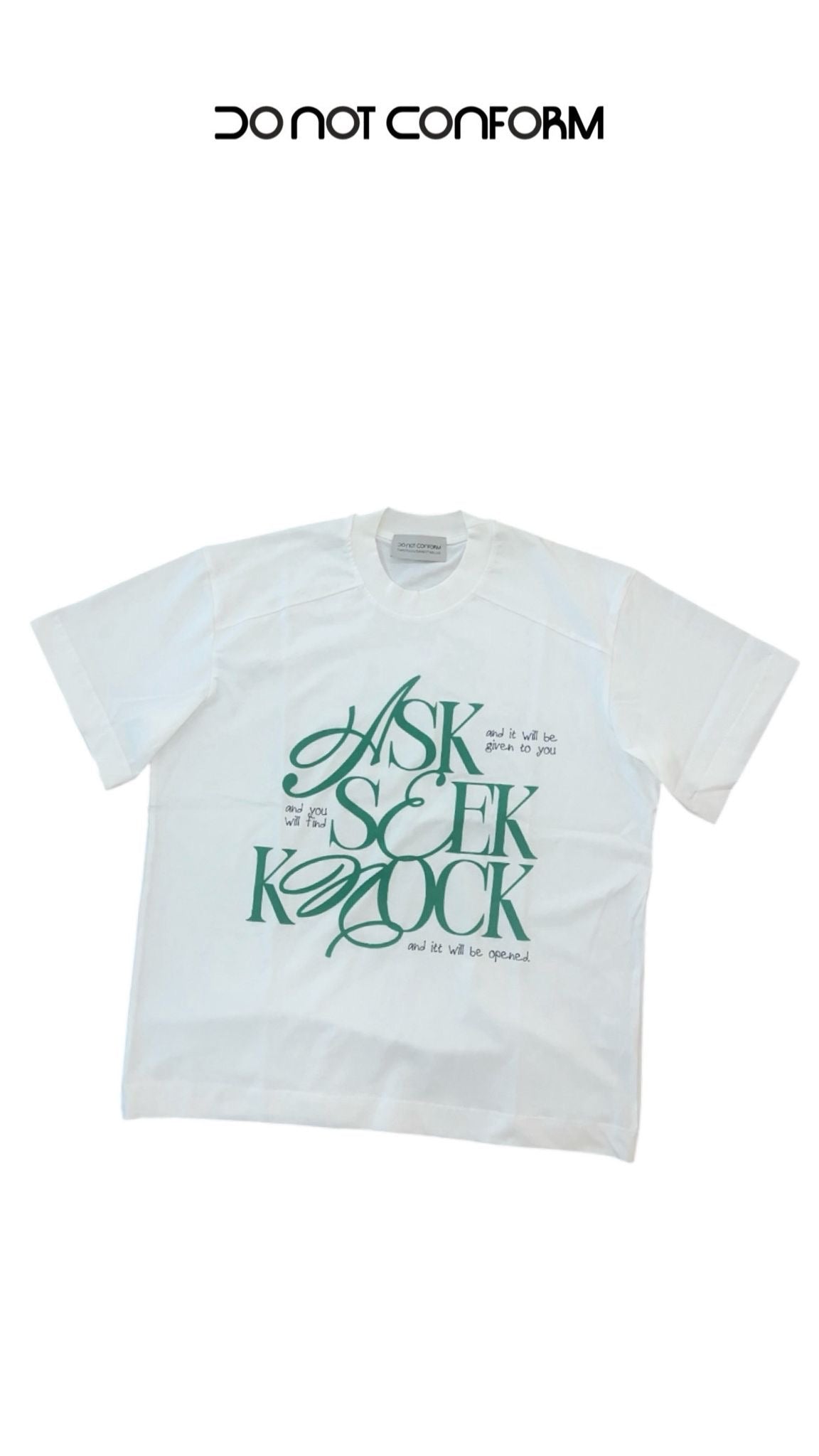 Tee White “Ask”