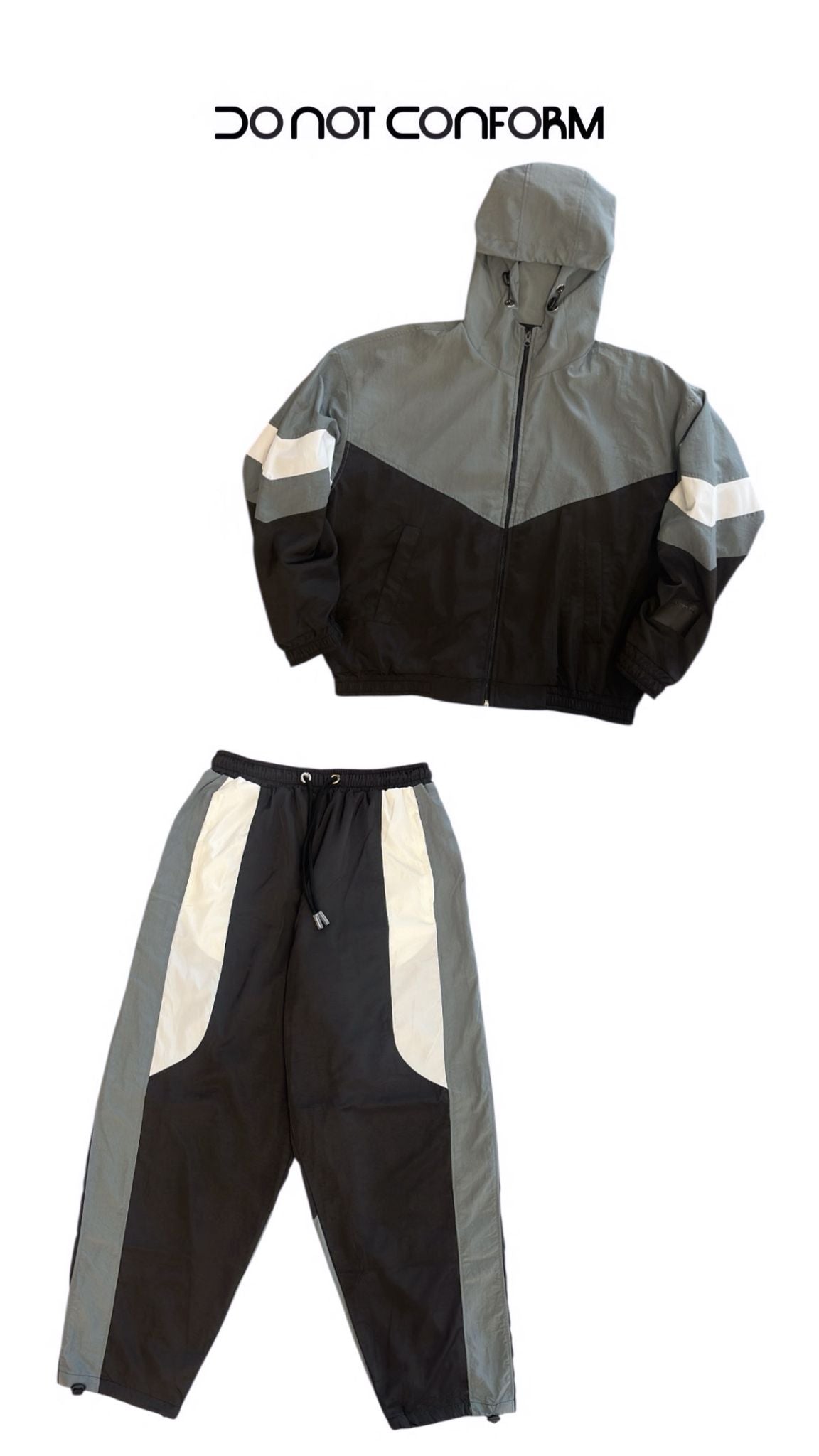 Tracksuite Black DNC Technical Fabric