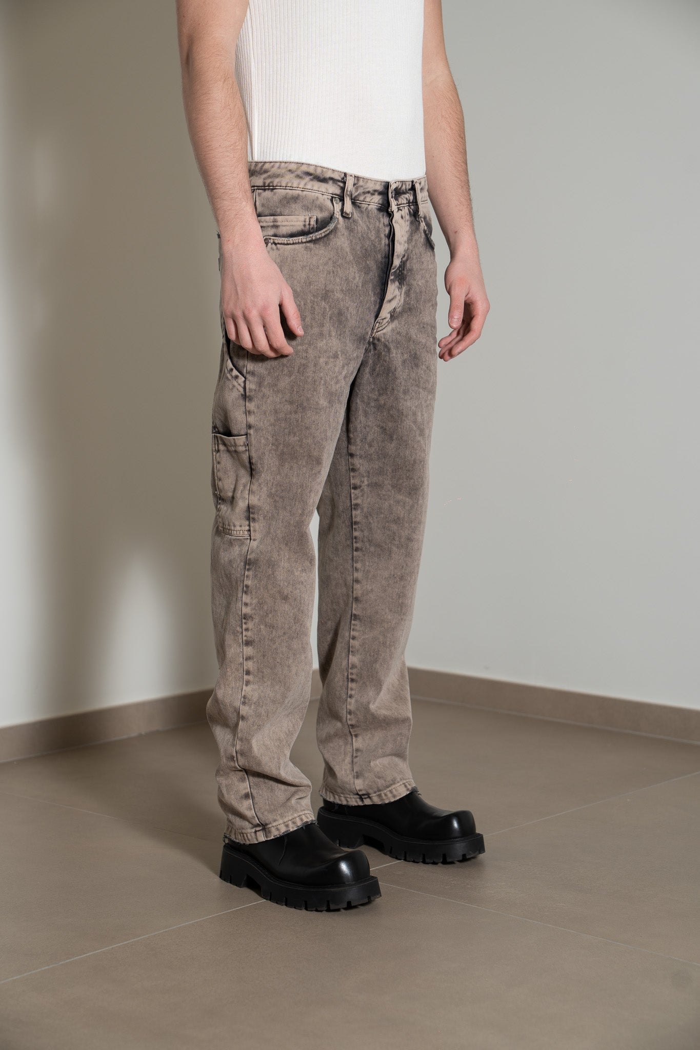 Jeans Baggy Gavensemble Fango