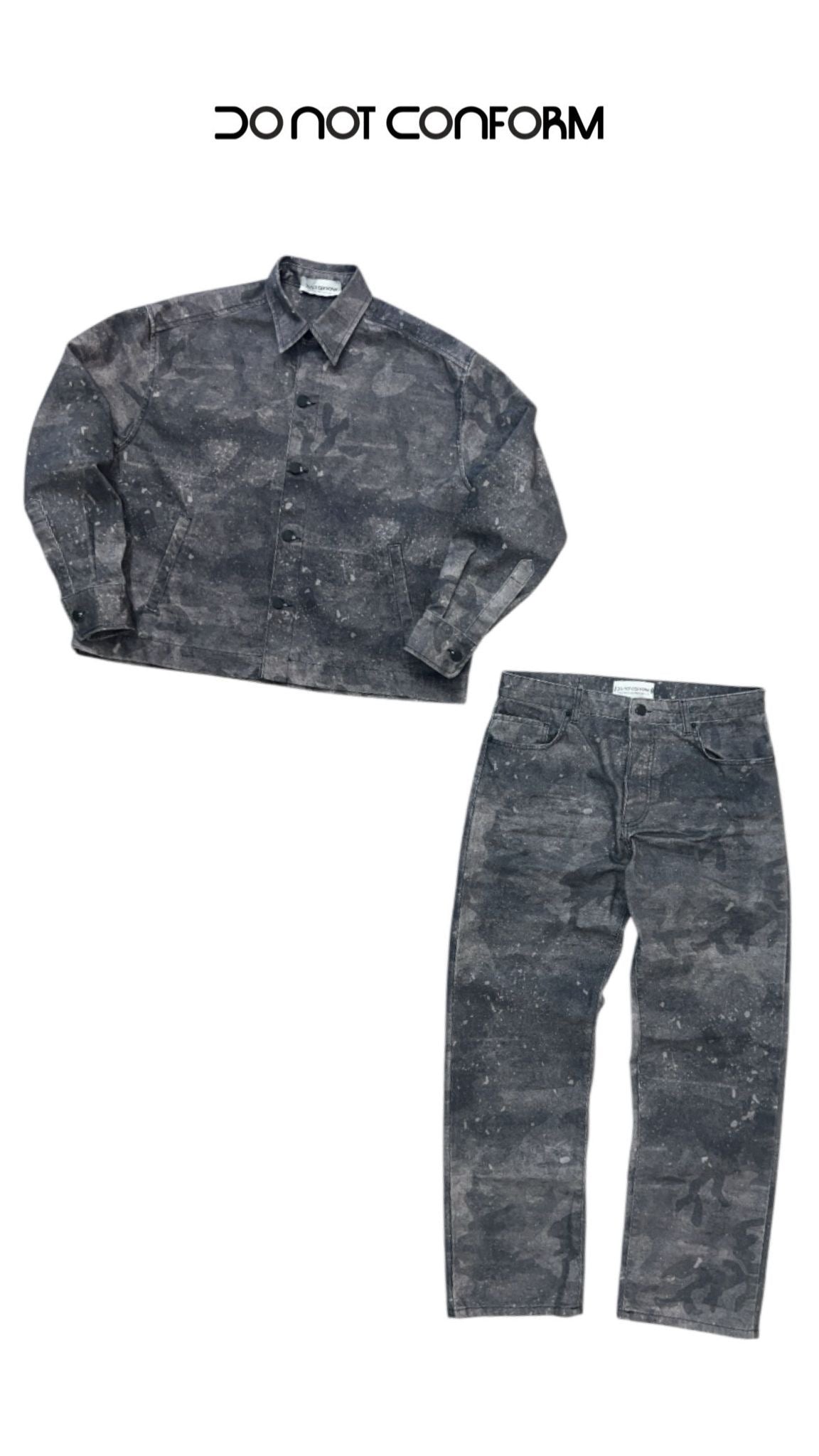 Coordinato Camouflage DNC Black