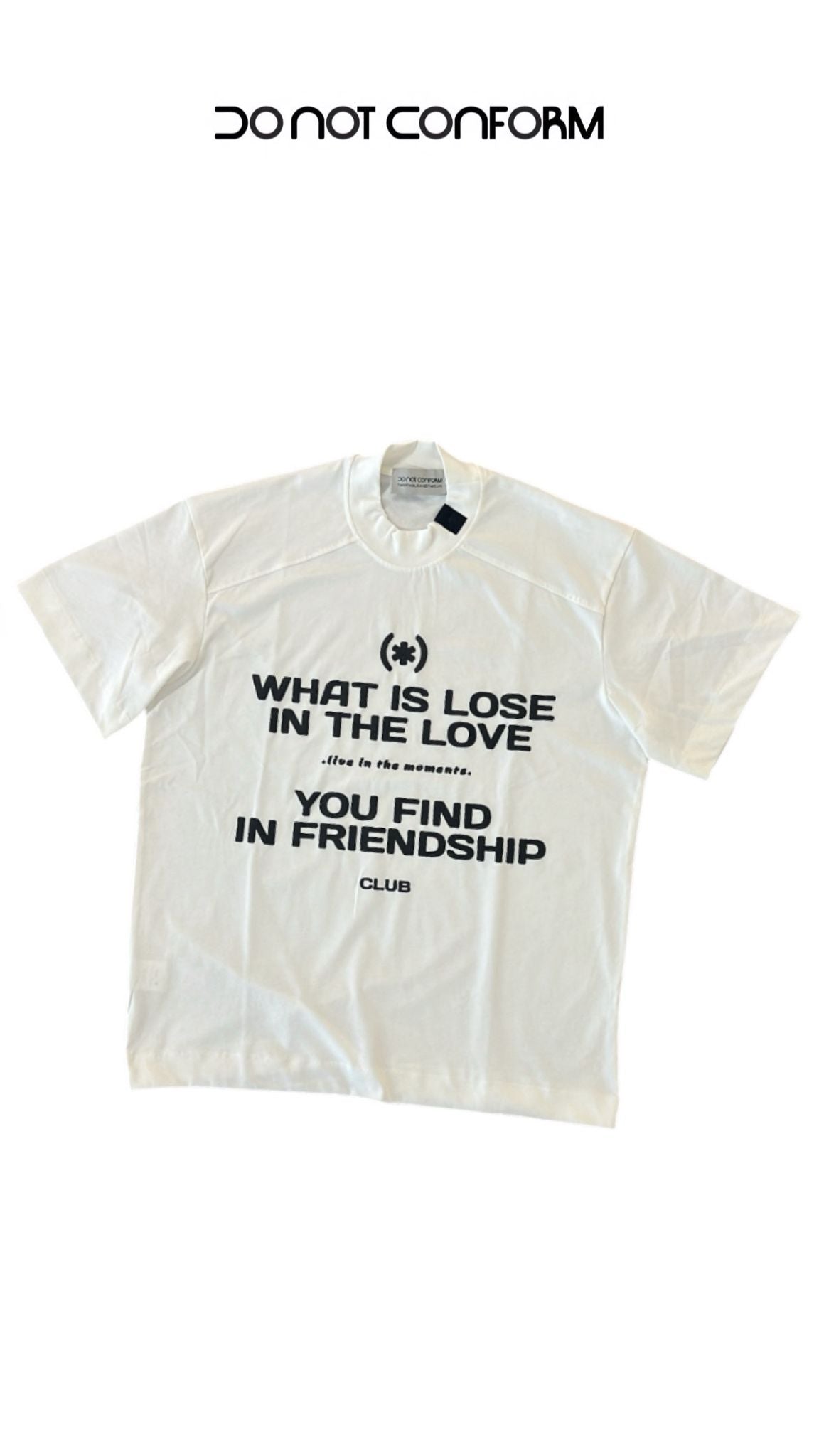 Tee White Stampa “WHAT IS LOVE”