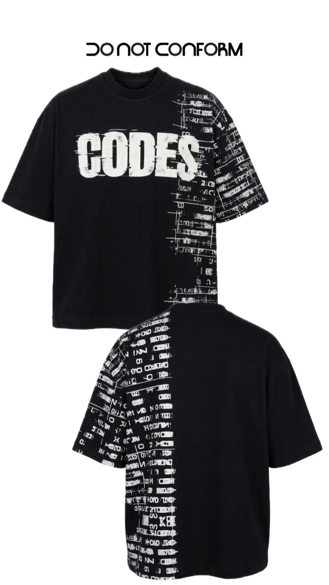 Tee DNC B “Codes”