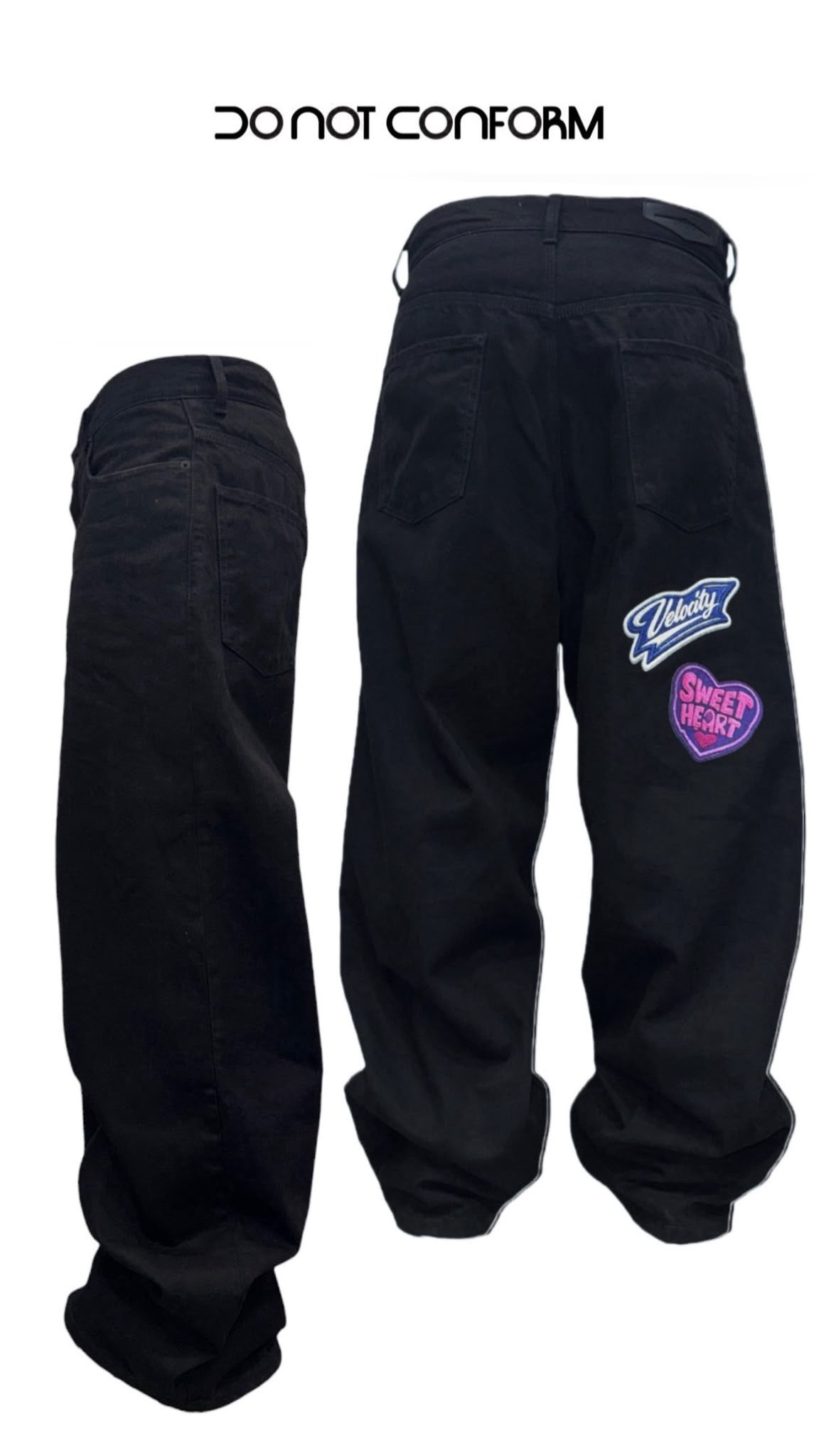 Jeans Baggy Patch