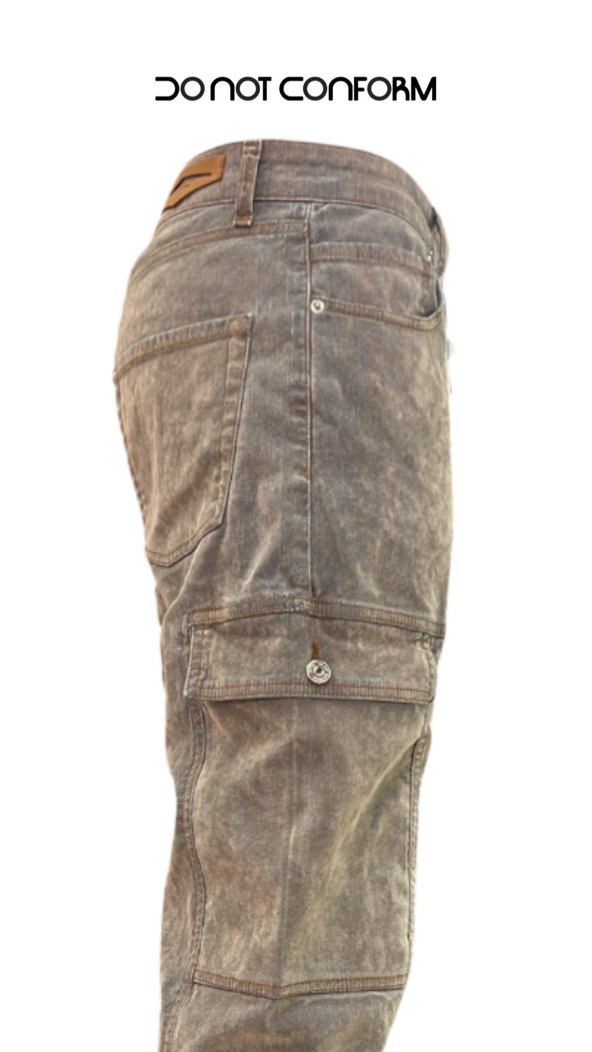 Coordinato DENIM VELVET WASH BEIGE/GREY