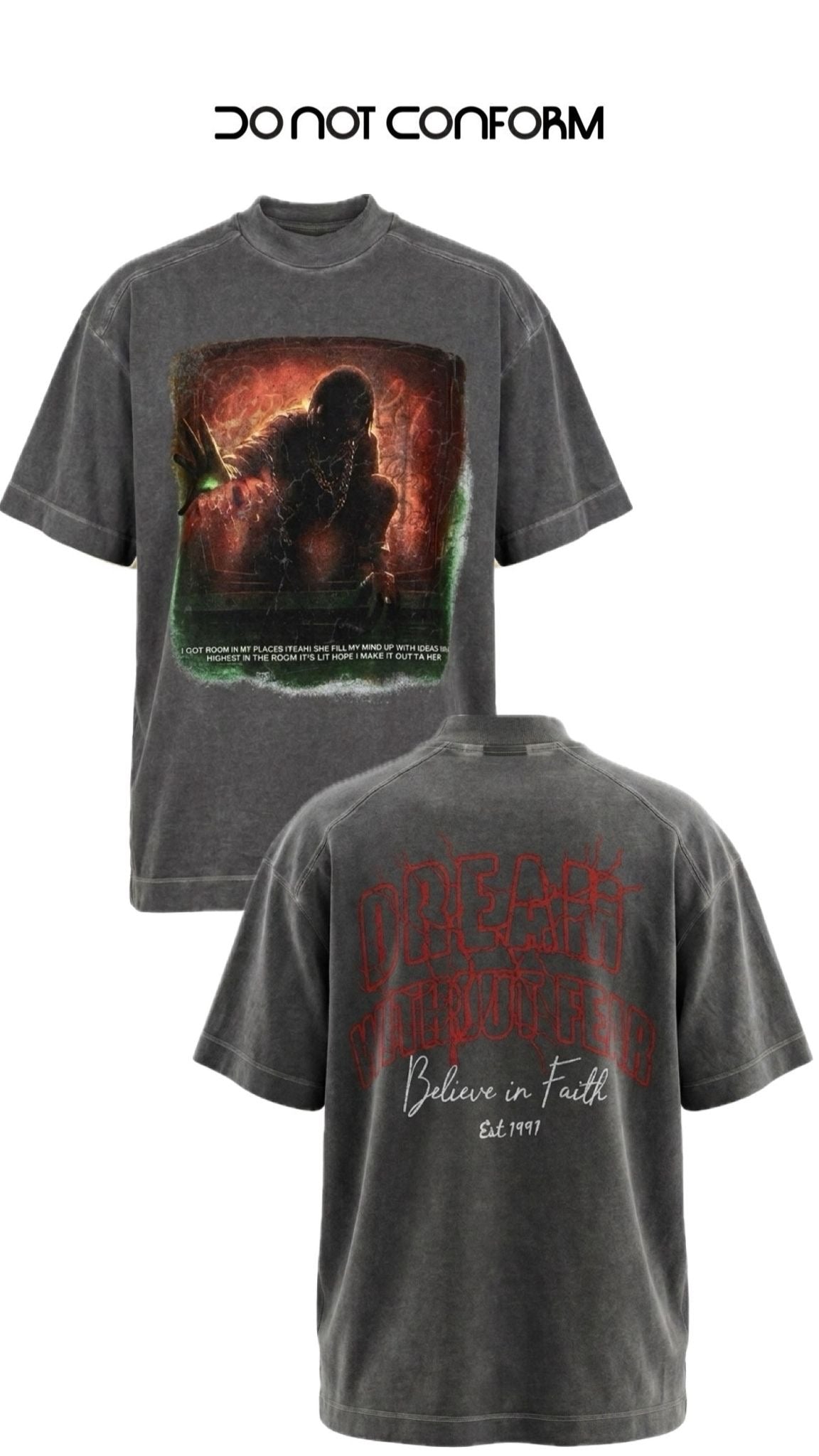 Tee Grey “Dream” 3062