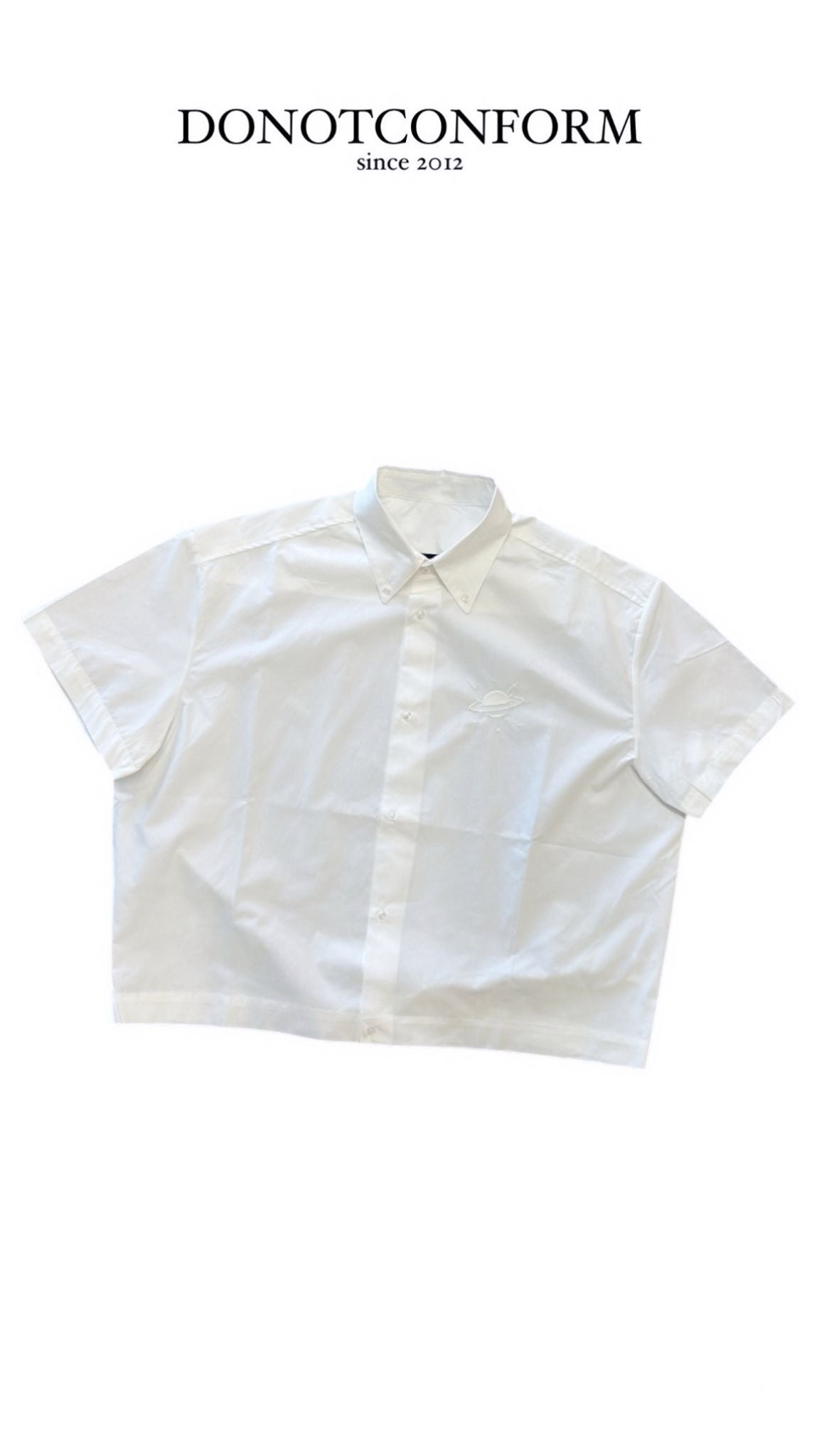 Shirt DNC Over Ricamo Panna