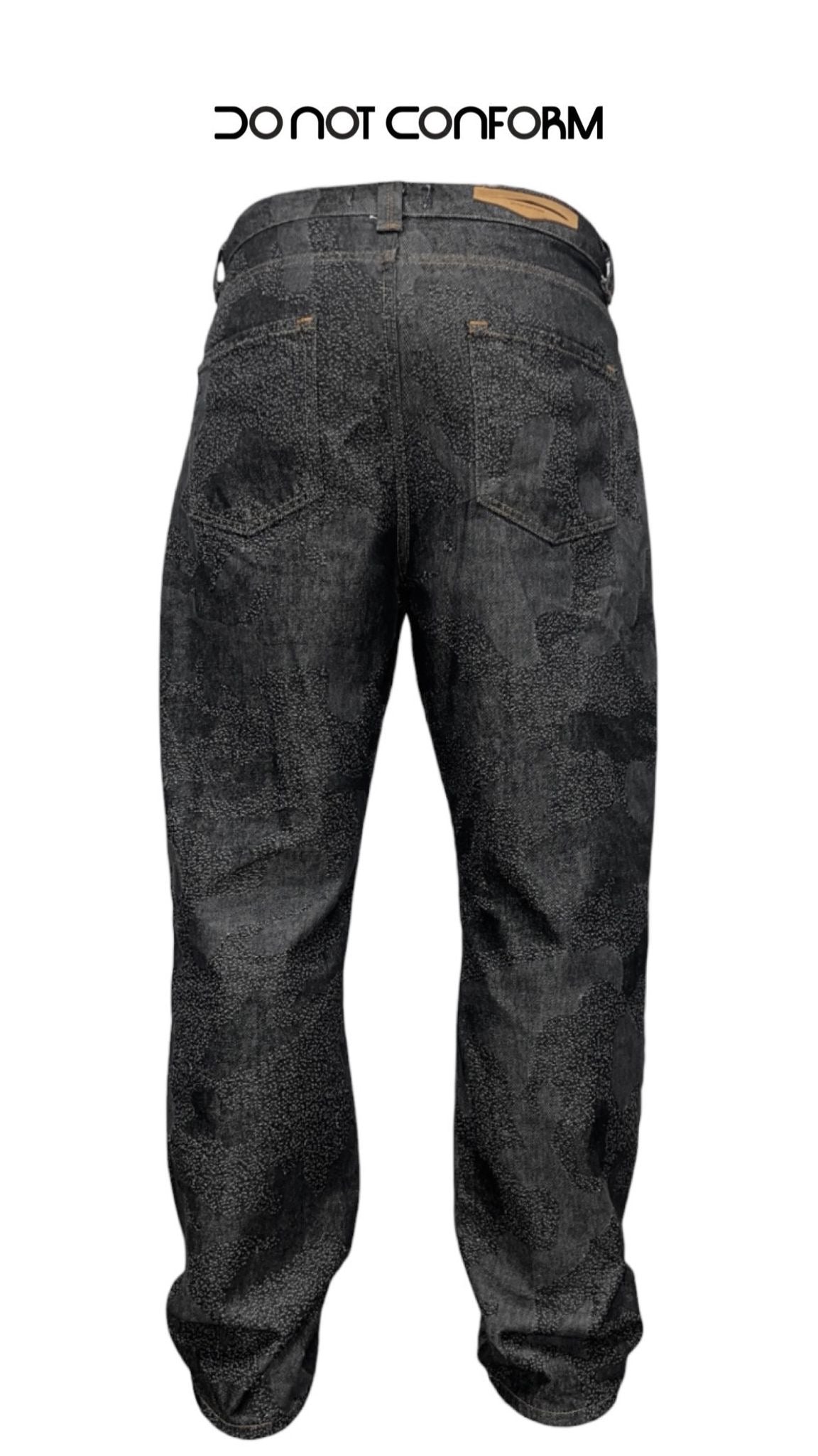 Jeans Baggy Black G Mimetic Pixel
