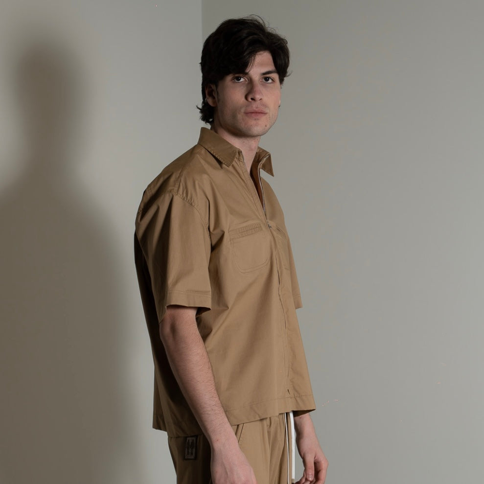 Shirt GAVENSEMBLE Zip Beige