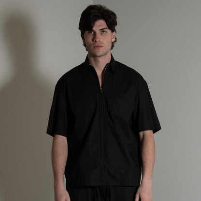 Shirt GAVENSEMBLE Zip Nera