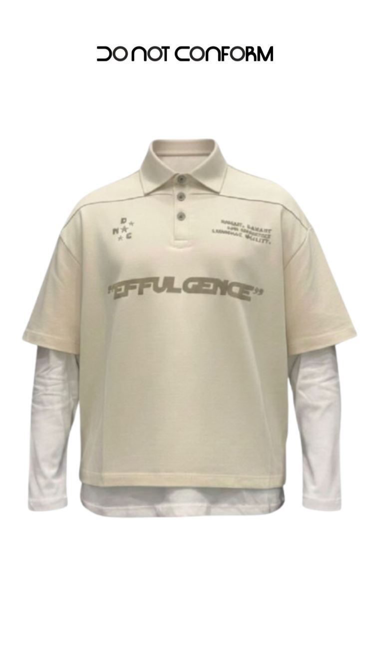 Polo DNC Double Long Sleeve Beige