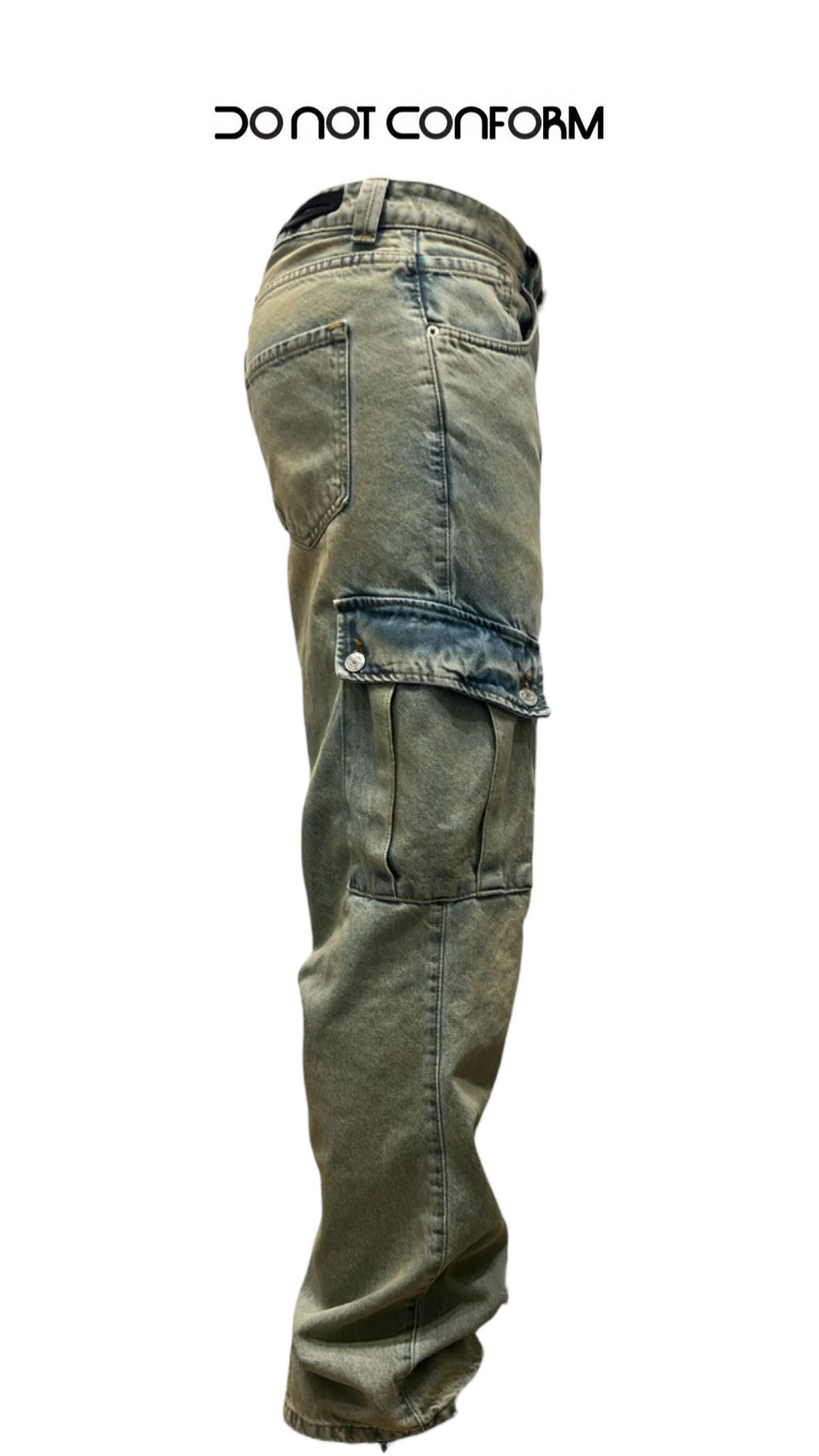 Jeans Baggy Cargo Sabbiato