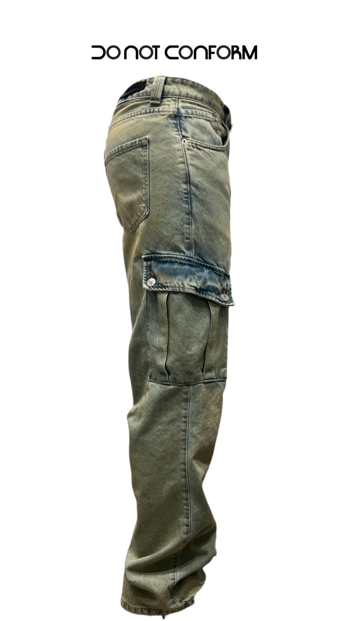 Jeans Baggy Cargo Sabbiato