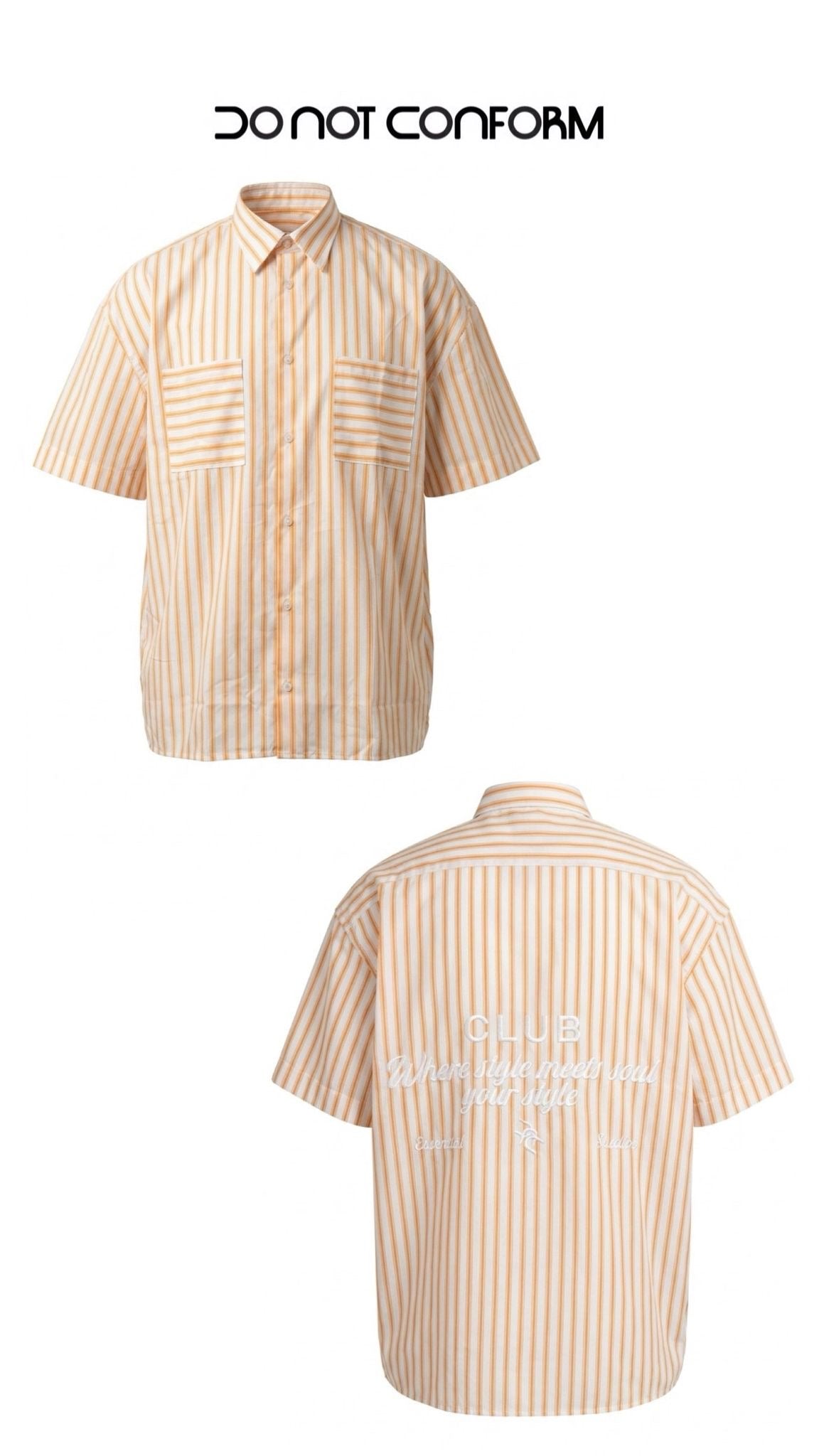 SHIRT Over ORANGE “CLUB”