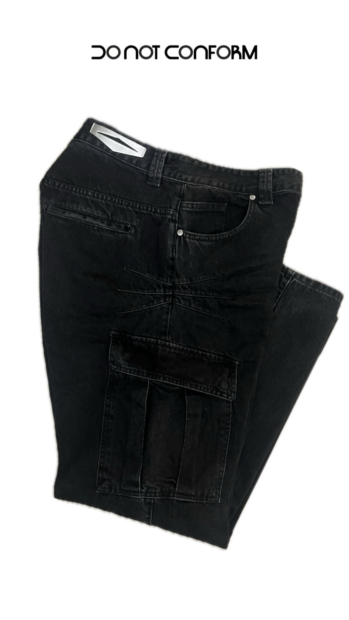 Baggy Cargo Soft Black 2030DNC