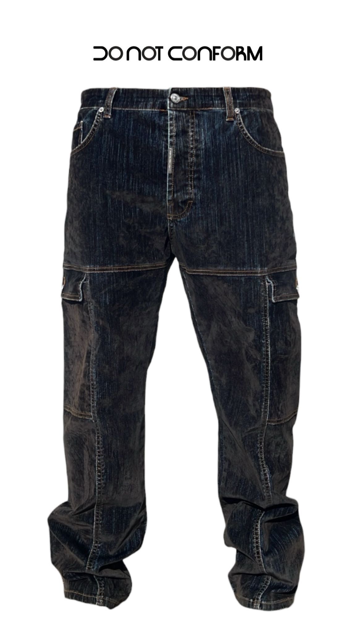 Coordinato DENIM VELVET WASH BLACK/BROWN
