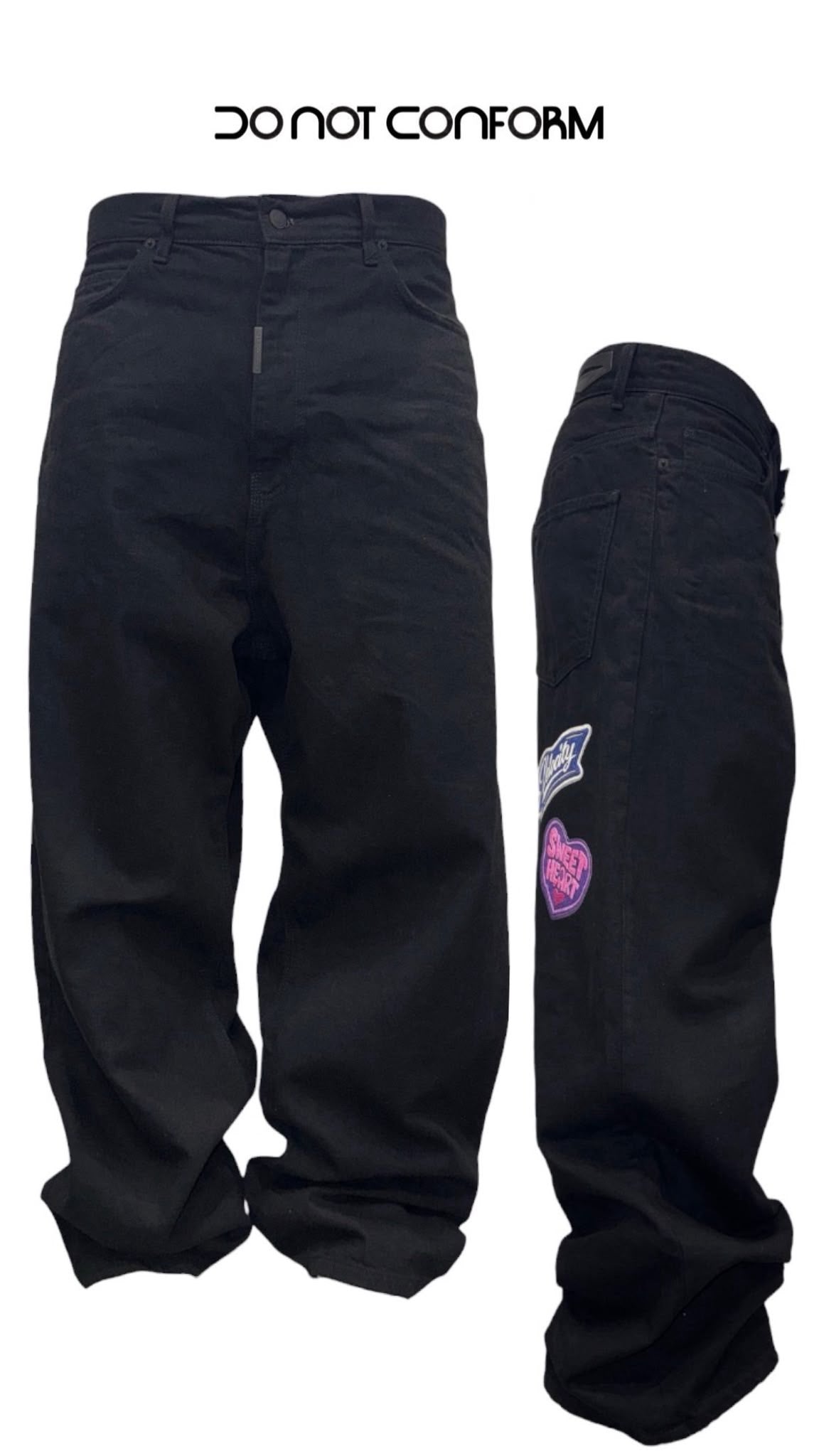 Jeans Baggy Patch