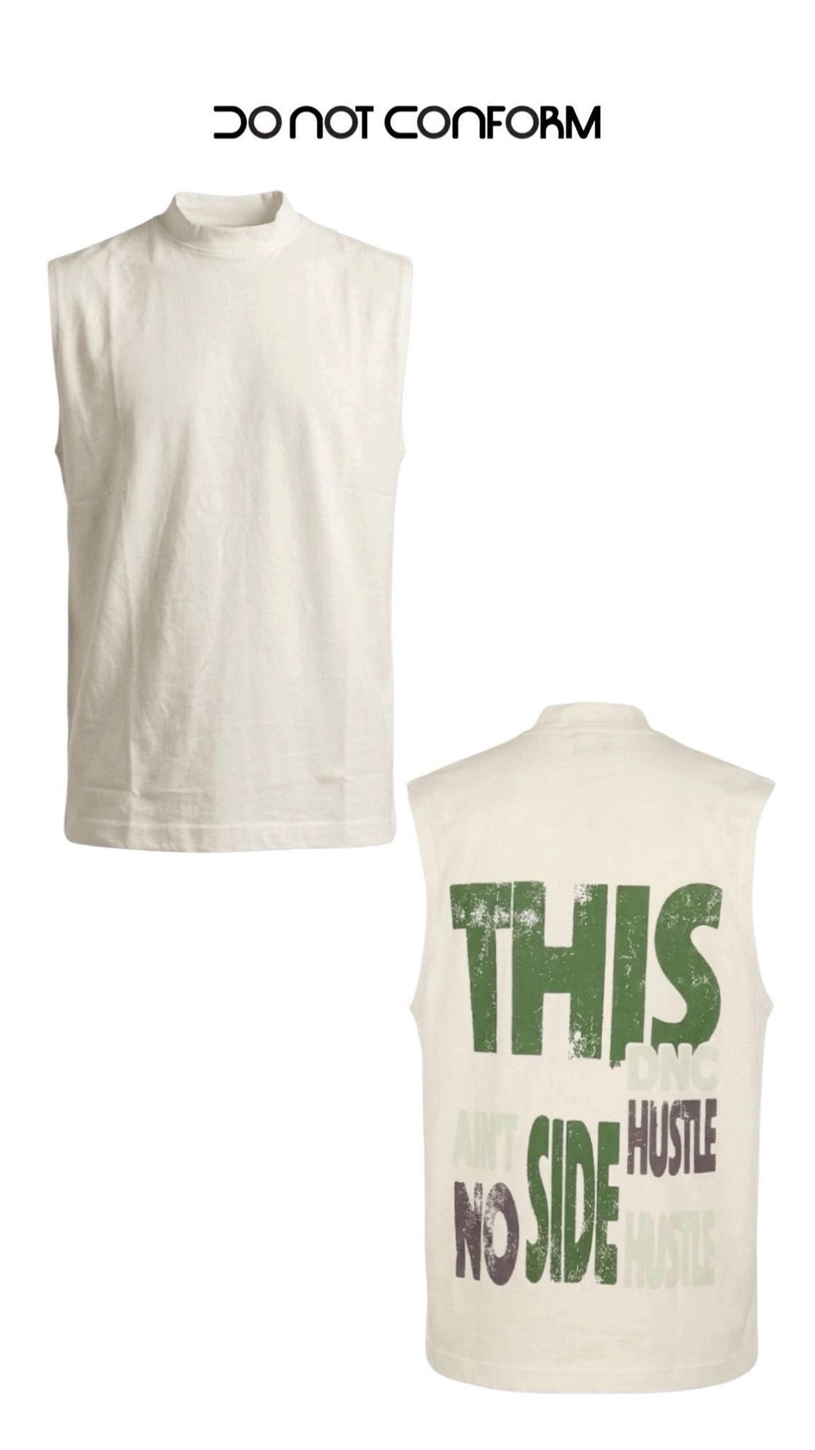 SLEEV White  “HUSTLE”